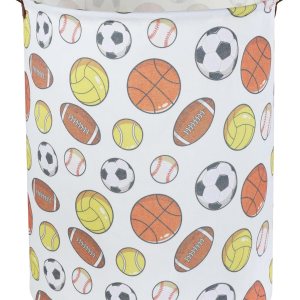 TIBAOLOVER Cesta deportiva para ropa sucia para niños, canasta de baloncesto, fútbol, lavandería, organizador de juguetes, cesta para bebé, TIBAOLOVER Cesta deportiva para ropa sucia para niños, canasta de baloncesto, fútbol, lavandería, organizador de juguetes, cesta para bebé,