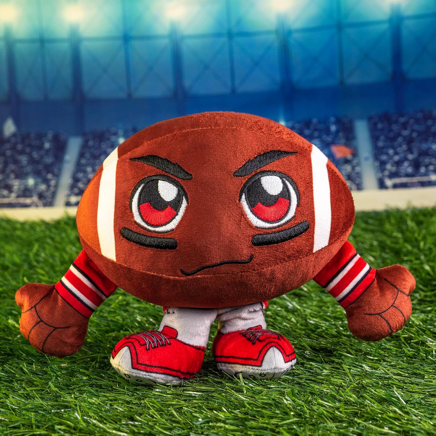 Bleacher Creatures Ohio State Buckeyes Kuricha – Peluche de fútbol sentado de 8 pulgadas, suave inspirado en Chibi