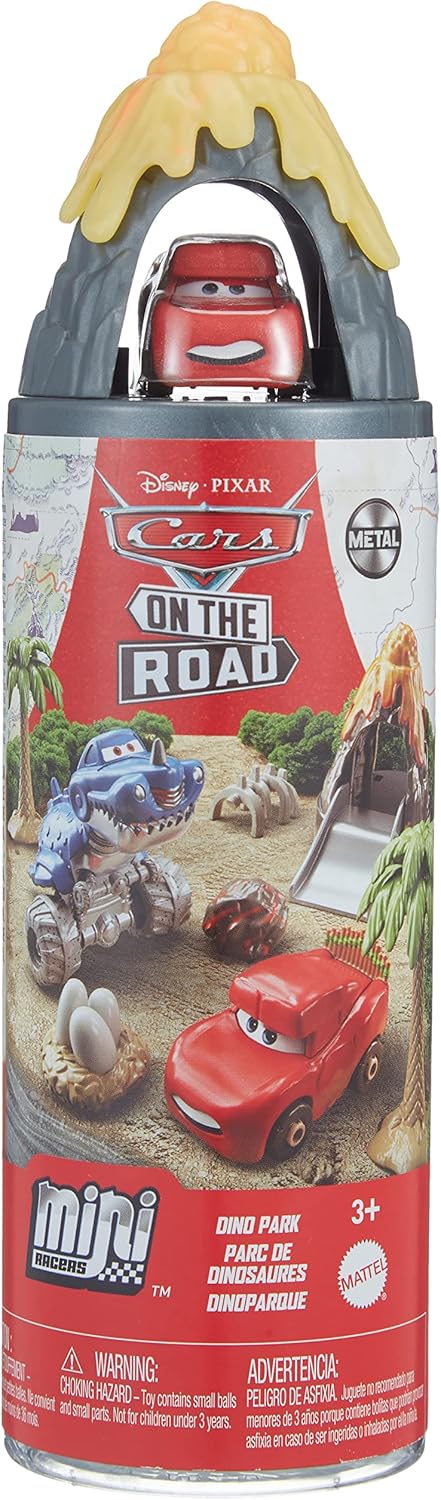 Disney and Pixar Cars Minis On The Go Toy Track Includes 1 Vehicle and Accessories for Kids Ages 3 and Up
