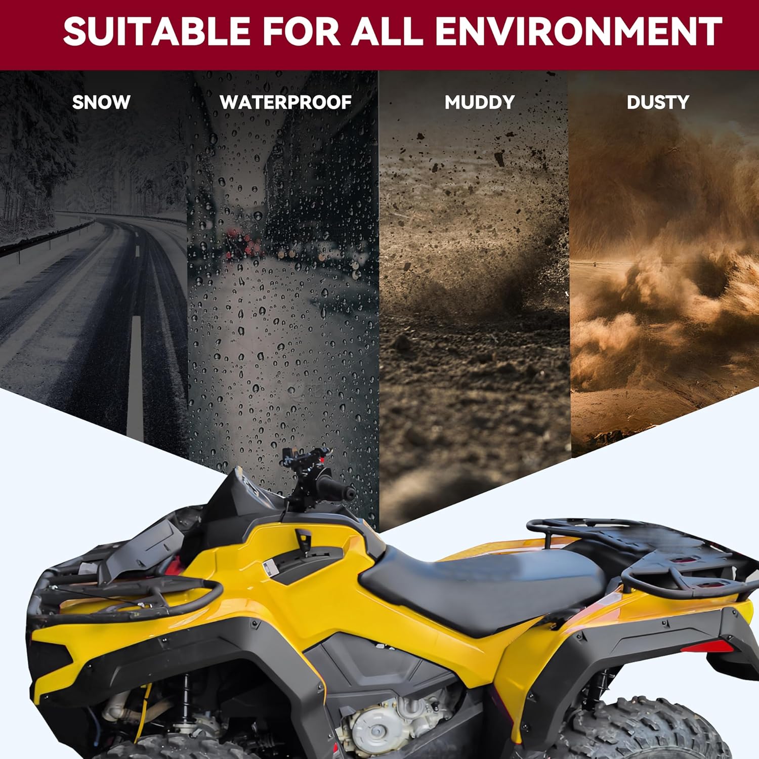 HECASA 6 guardabarros compatibles con Can-Am Outlander 450 570 L 450 L 500 L 570 L 570 L Max 450 L Max 500 L Max 570 Reemplazo para 715001909