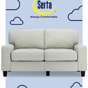 Serta Palisades Sofás Tapizados para Sala, Sofá de Diseño Moderno, Poliuretano, Gris (Pebble Gray) Serta Palisades Sofás Tapizados para Sala, Sofá de Diseño Moderno, Poliuretano, Gris (Pebble Gray)