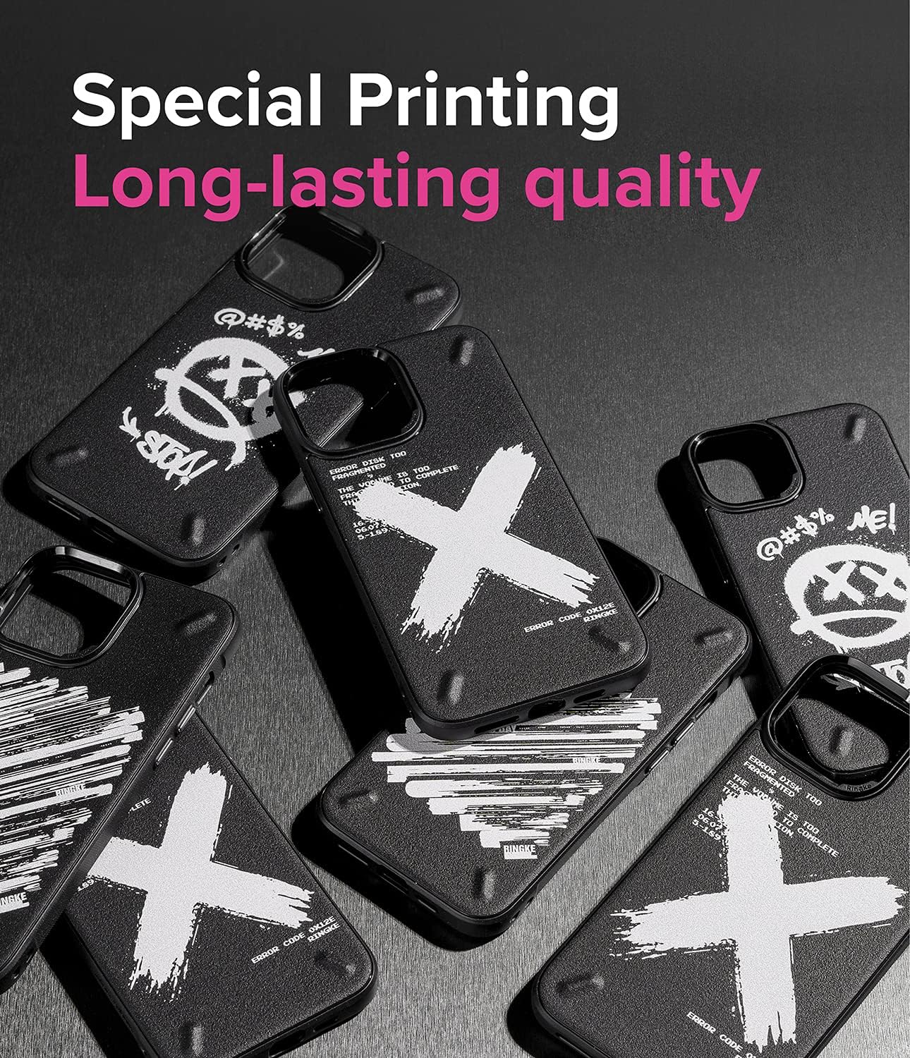 Ringke Onyx – Funda compatible con iPhone 13 Mini, diseño de impresión de seda, resistente, a prueba de golpes, TPU antideslizante, funda para