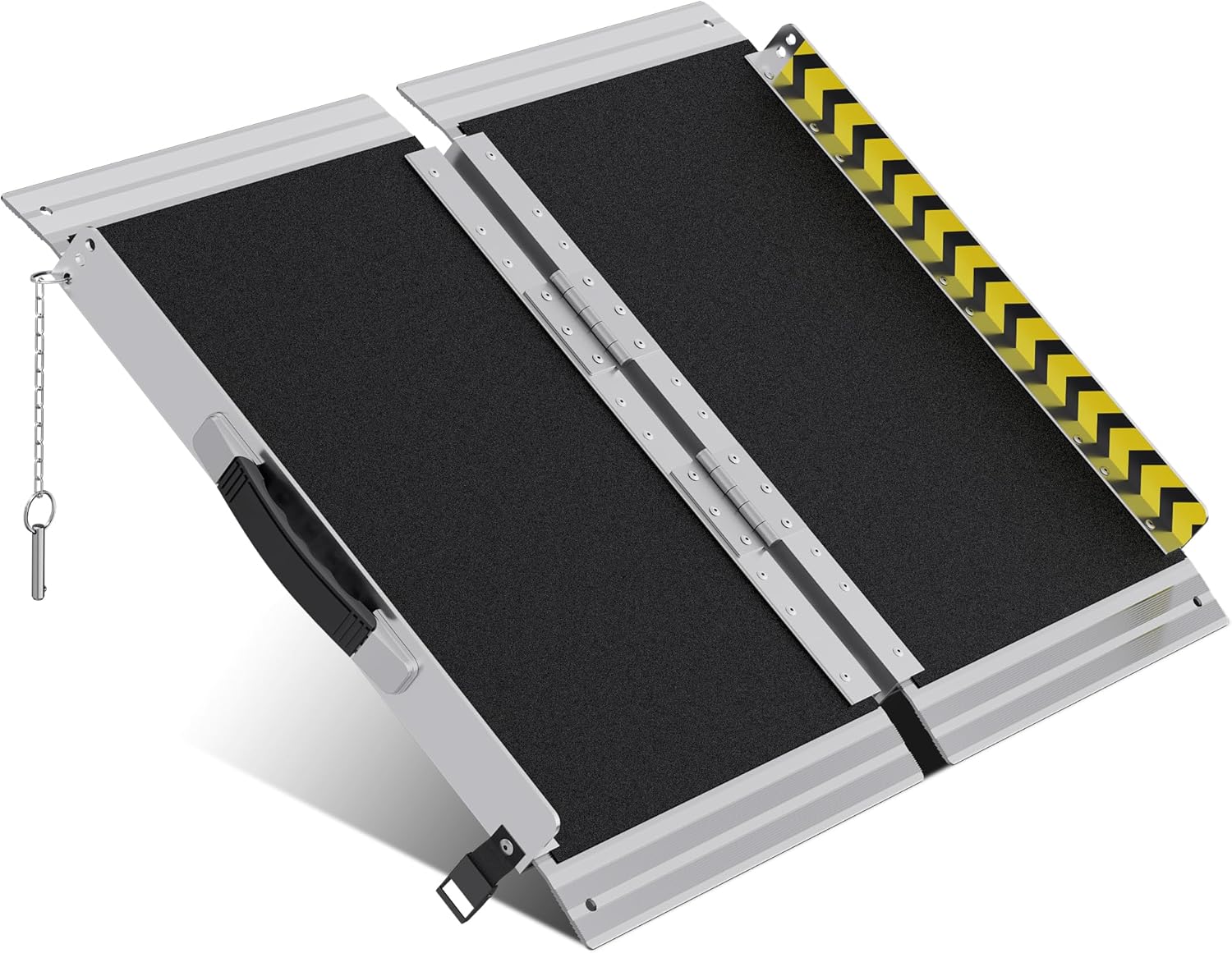 Rampa portátil para silla de ruedas de 2 pies, rampa portátil plegable de aluminio antideslizante, rampas para sillas de ruedas para el hogar,