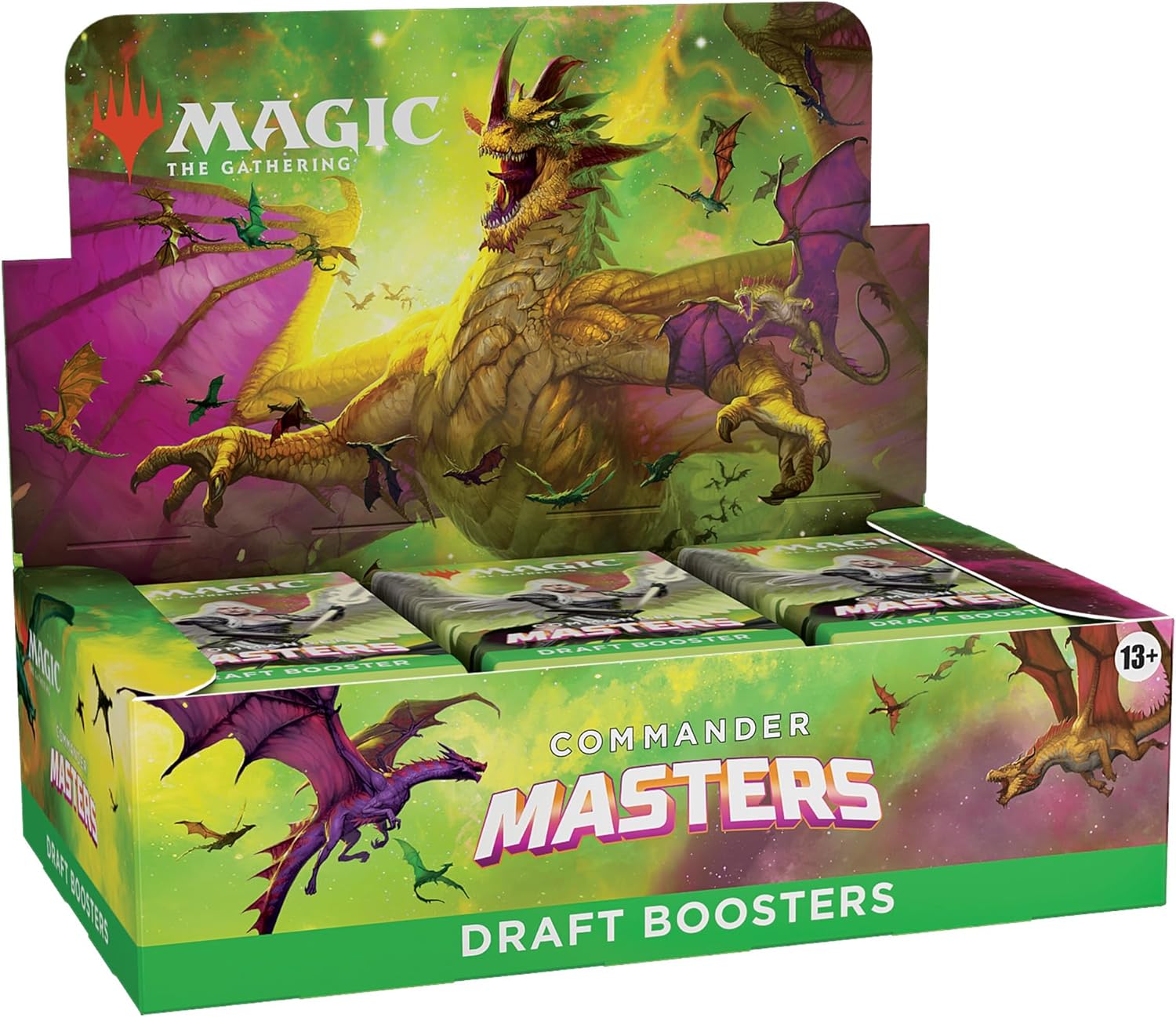 Magic The Gathering Commander Masters Draft Booster Box – 24 paquetes (480 tarjetas)