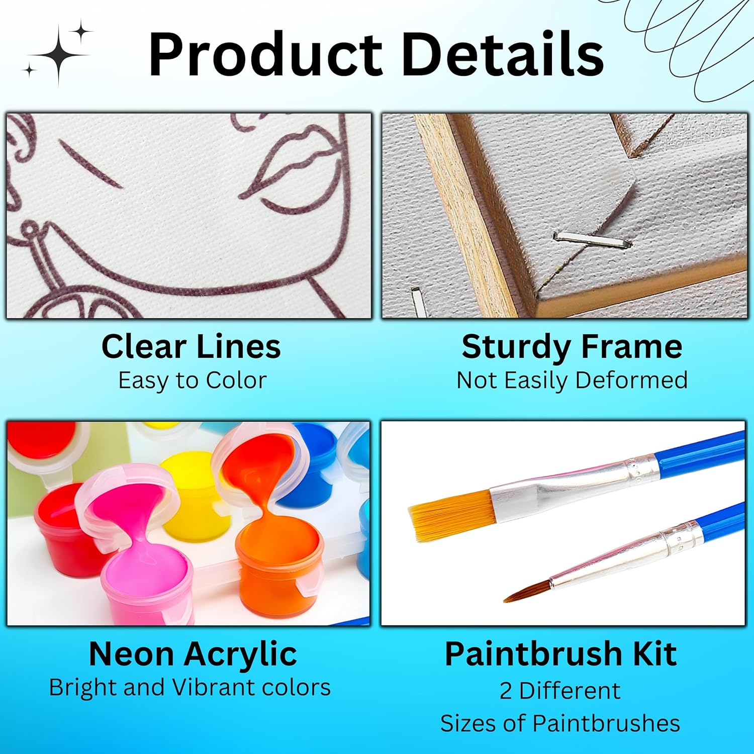 Kit de pintura y sorbo para adultos, kit de sorbo y pintura para la noche de cita de adultos, kit de pintura para parejas noche de cita, kits de