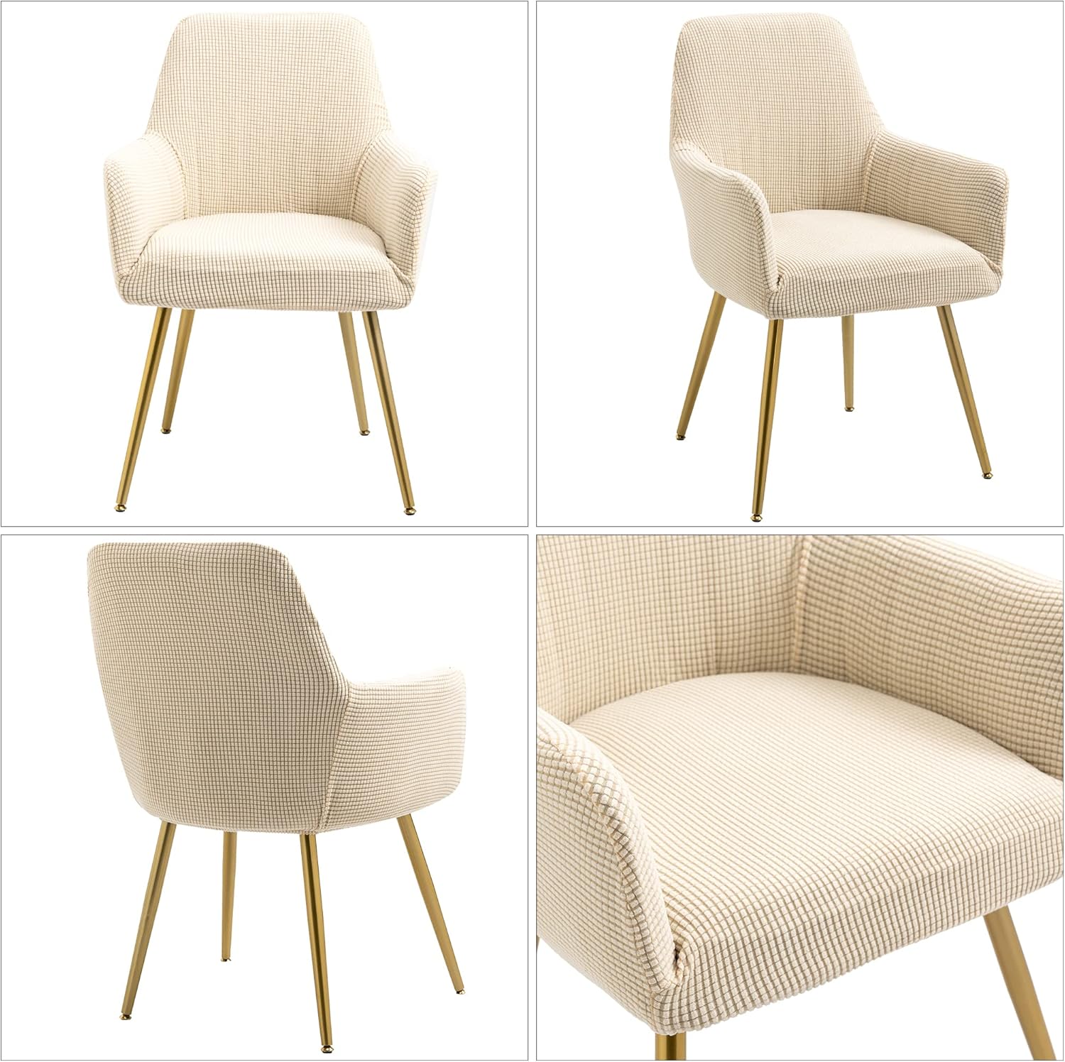 TIANSHU Funda para silla de sala de estar, para comedor, sala de estar, oficina, recepción, antideslizante, funda para silla de comedor (funda para