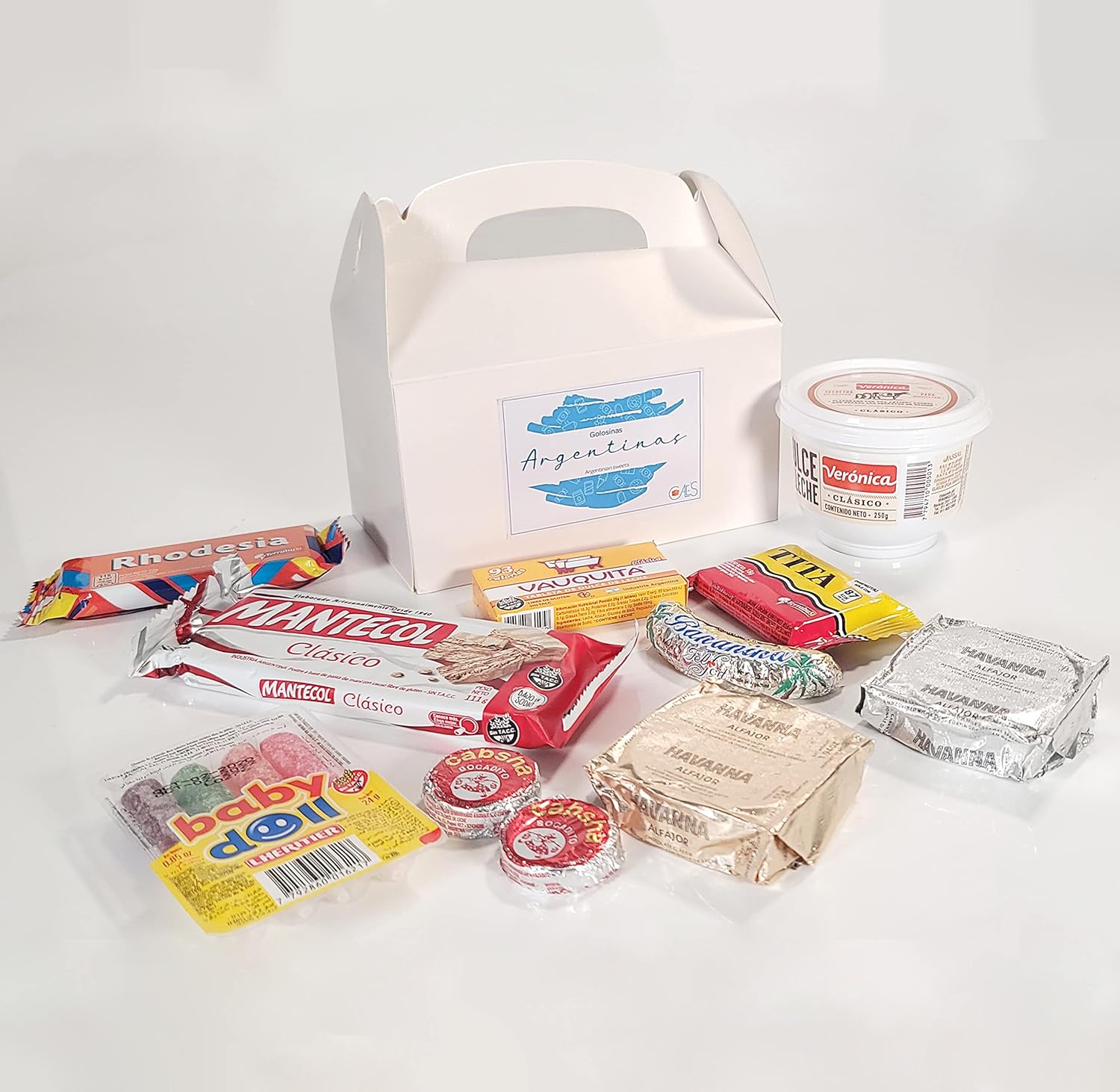 Caja de regalo de caramelos argentinos