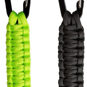 C and C Adventures Llavero de cuerda de paracaídas con mosquetón y llavero C and C Adventures Llavero de cuerda de paracaídas con mosquetón y llavero