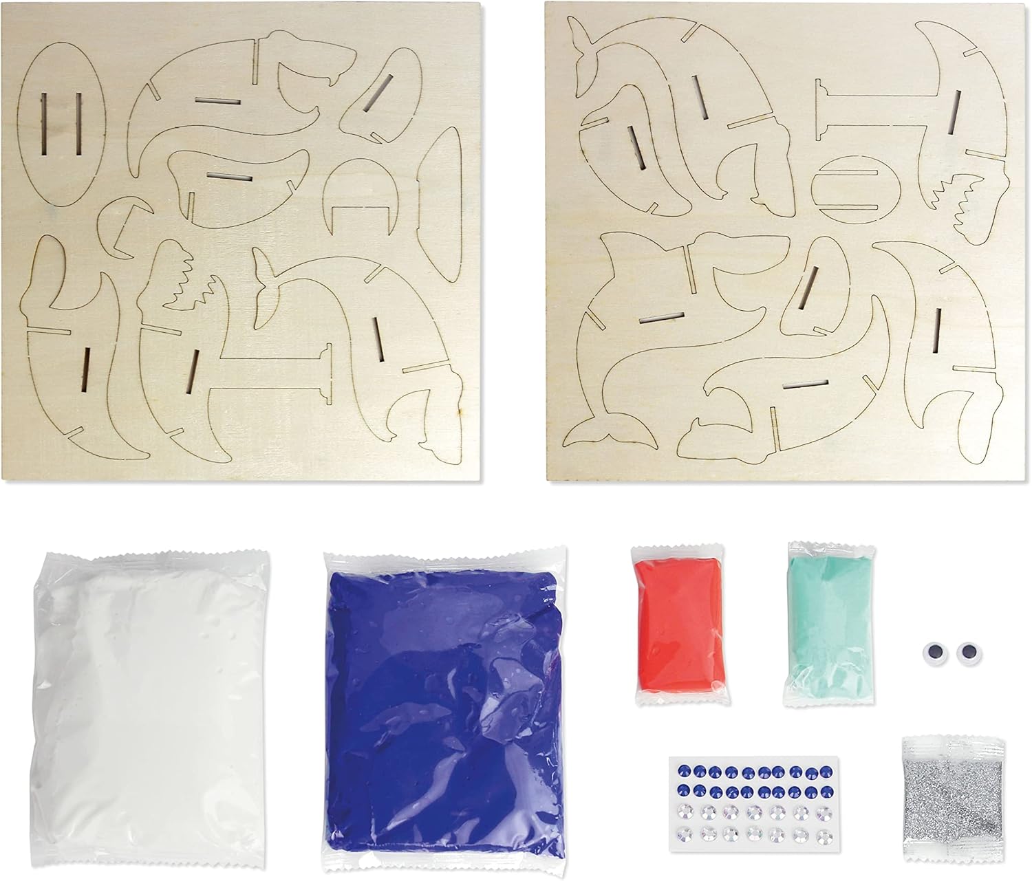 Kit de tiburón arcilla 3D de Creatology