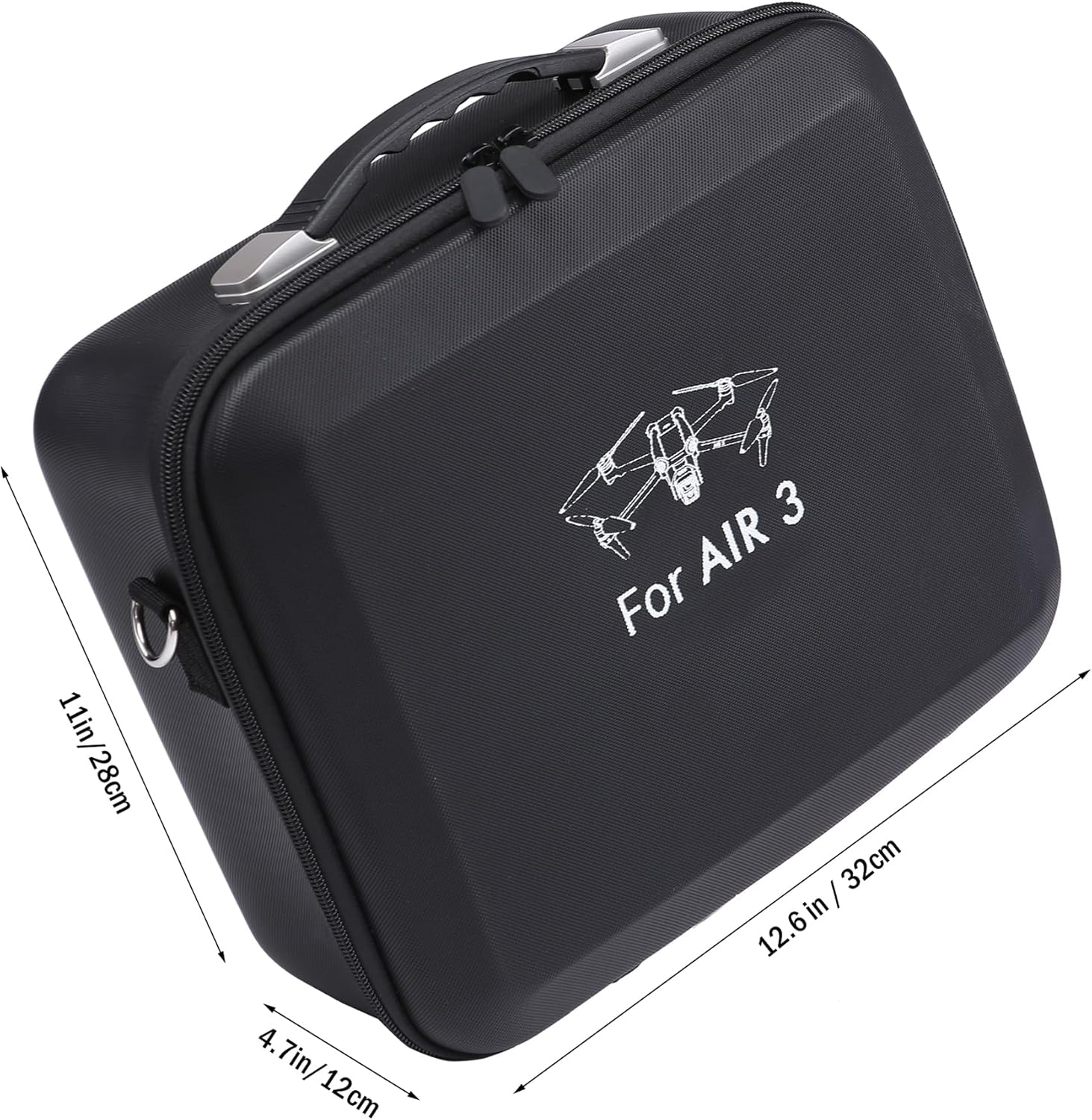 Estuche de transporte para DJI Air 3 Drone, resistente al agua, bolso de viaje compatible con DJI Air 3 RC Quadcopter y accesorios