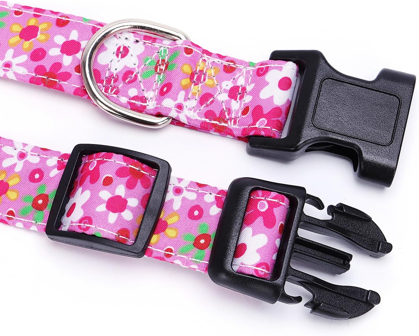 Moonpet Collares para perros pequeños, pequeños, medianos y grandes, unisex, diseño lindo para niños, niñas, collar para mascotas, suave, ajustable,