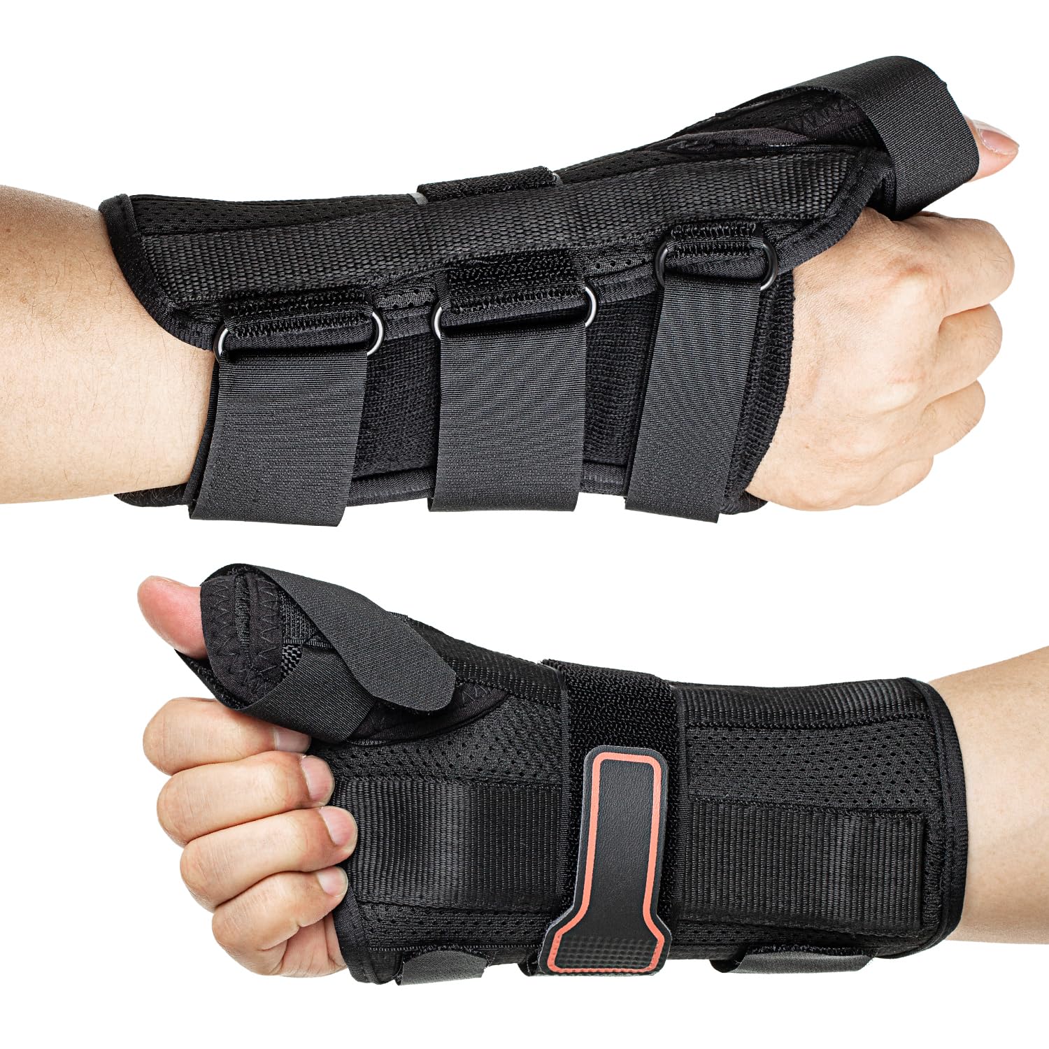 Muñequera con férula espica para el pulgar para tenosinovitis de De Quervain, tendinitis, artritis, esguinces, dolor en el túnel carpiano