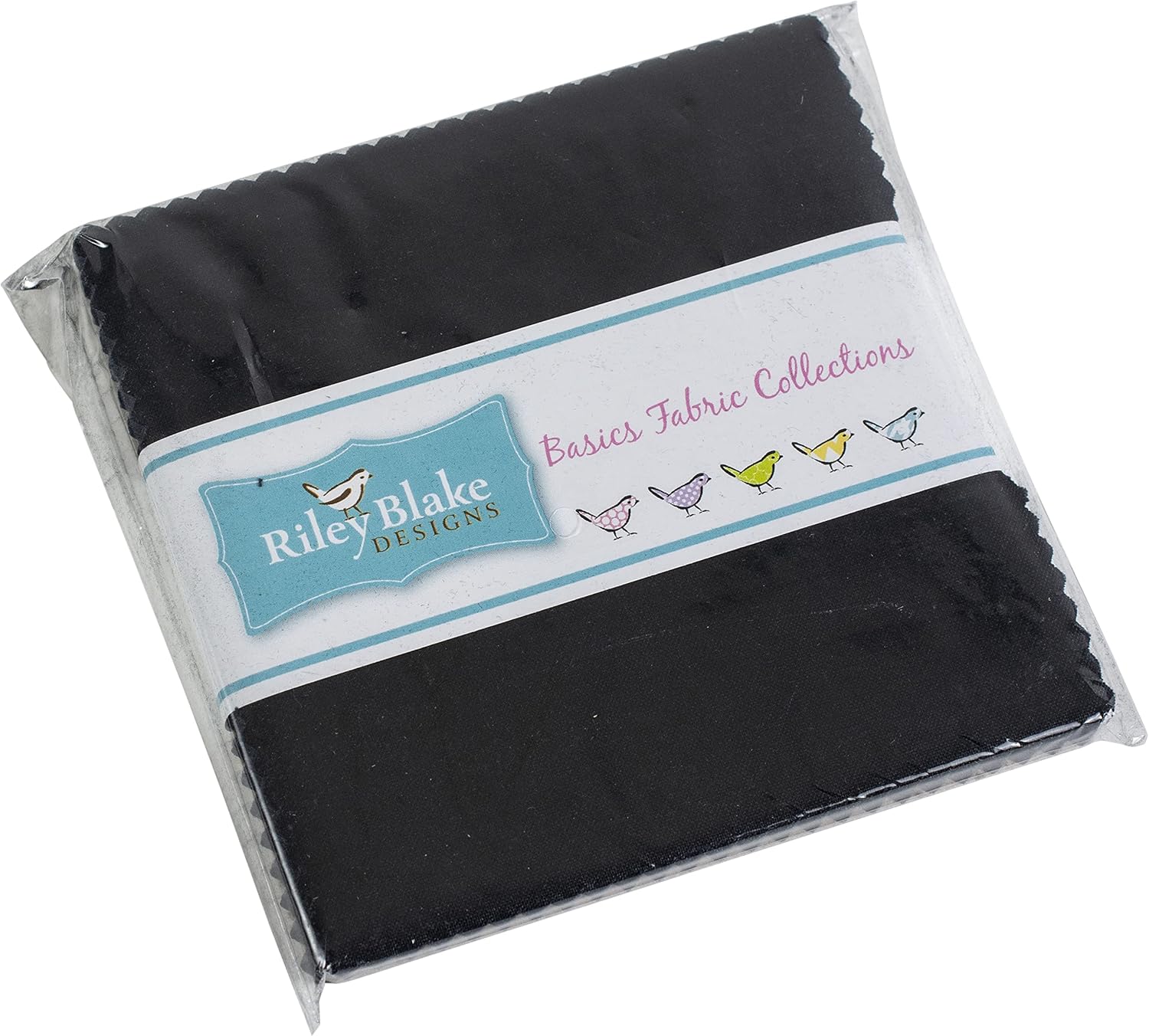 RILEY BLAKE DESIGNS Paquete apilador de 5″ Confeti, negro