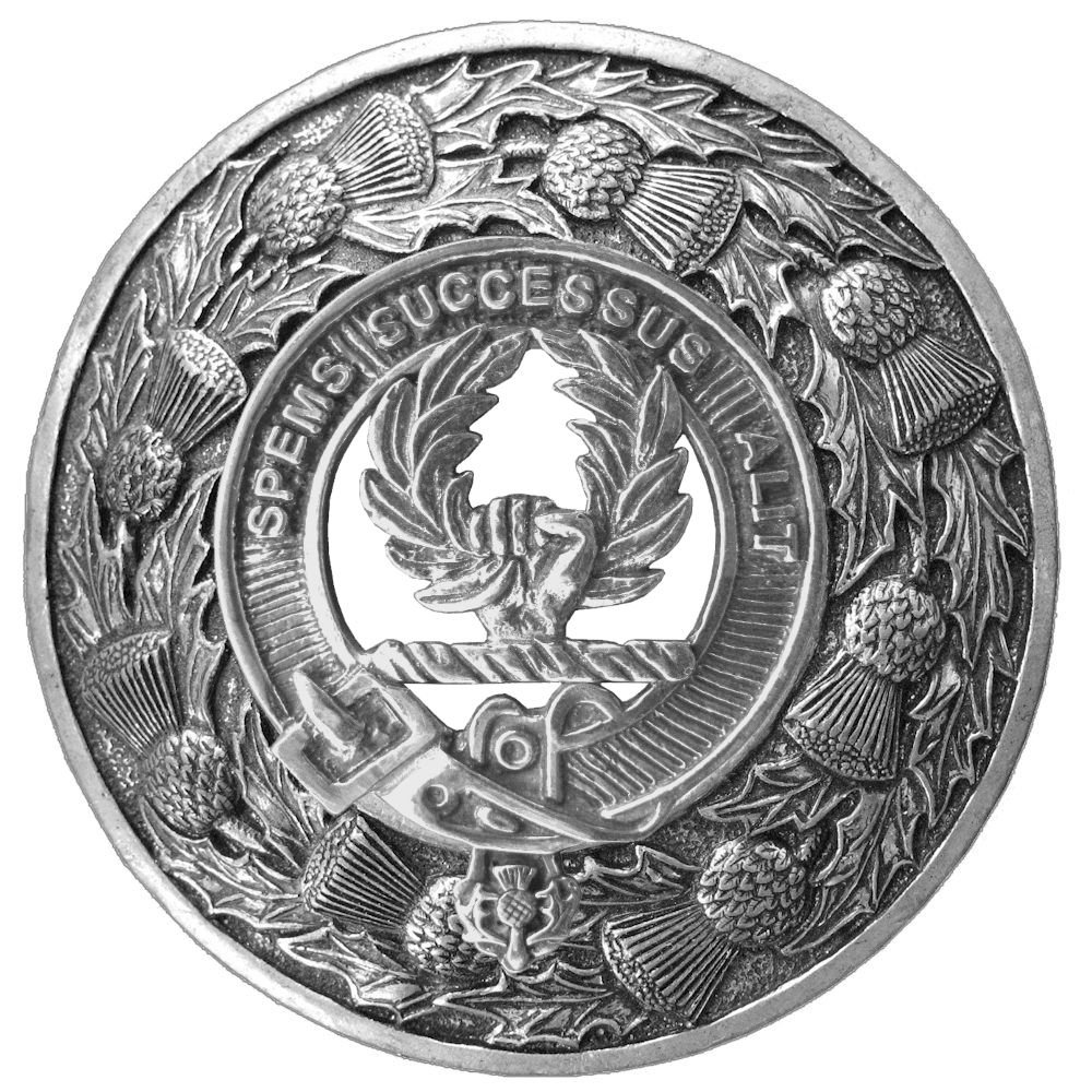 Ross Clan Scottish Highlanders Plaid Brooch