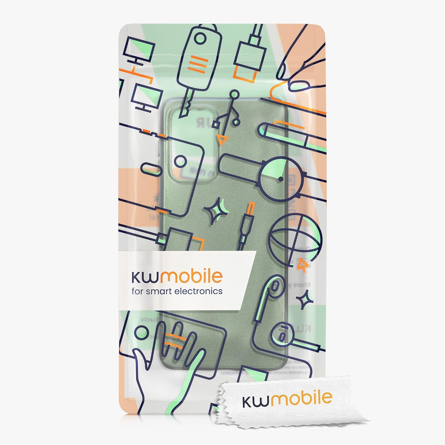 kwmobile Funda compatible con Samsung Galaxy A33 5G – Funda suave y flexible TPU Funda de teléfono Premium Color metálico – Verde bosque metálico