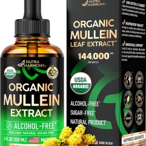 USDA – Gotas de gordolobo orgánico para pulmones – Suplemento de extracto de hoja de gordolobo – Hecho en Estados Unidos – Limpieza pulmonar y USDA – Gotas de gordolobo orgánico para pulmones – Suplemento de extracto de hoja de gordolobo – Hecho en Estados Unidos – Limpieza pulmonar y