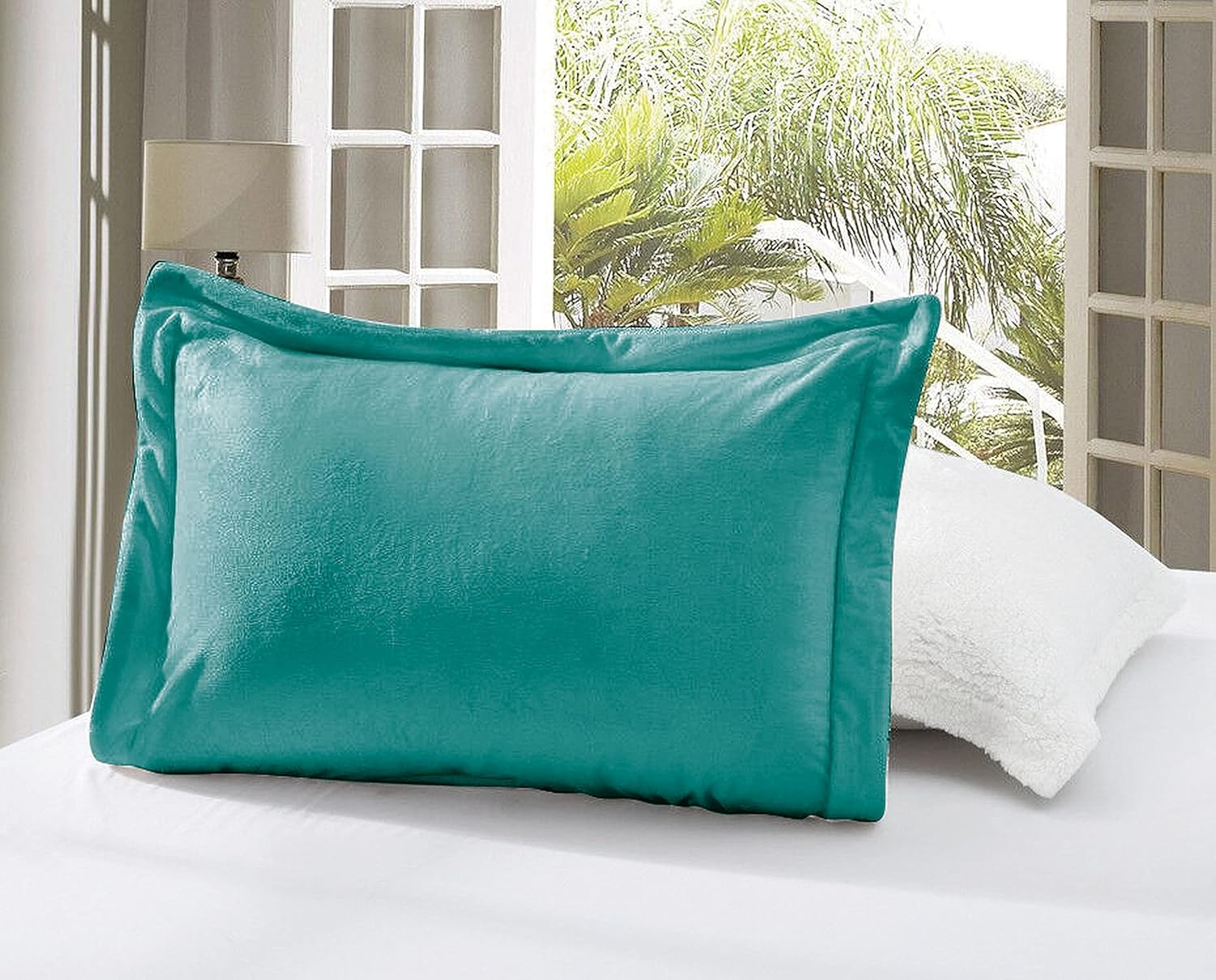 Elegant Comfort Juego de edredón sherpa súper suave de 3 piezas de calidad premium, reversible pesado de microfibra alternativa al plumón, edredón