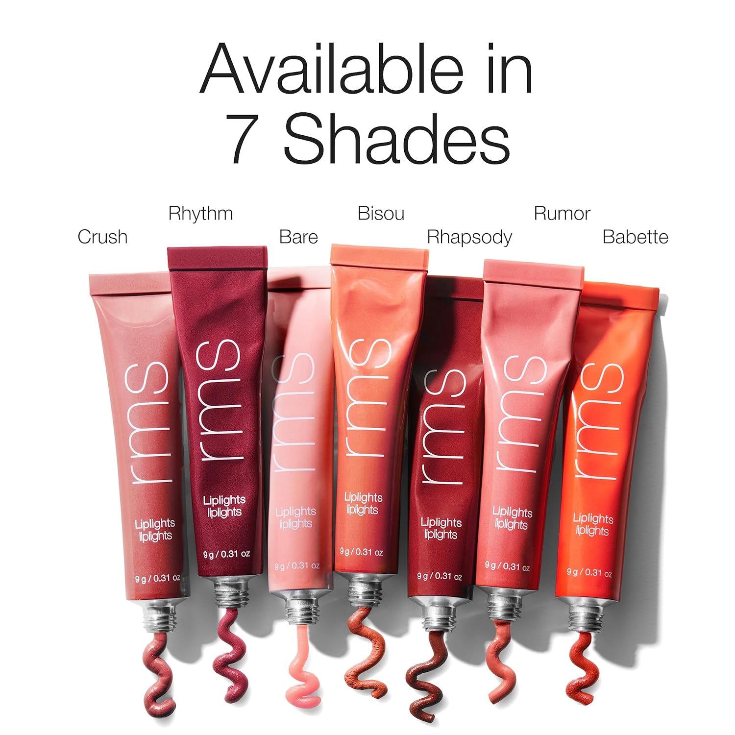 RMS Beauty Liplights Cream Lip Gloss – Lip Plumper, Lip Balm & Lip Gloss with Jojoba Oil, Hydrating Lip Tint & Lip Plumper Gloss, Tinted Lip Gloss