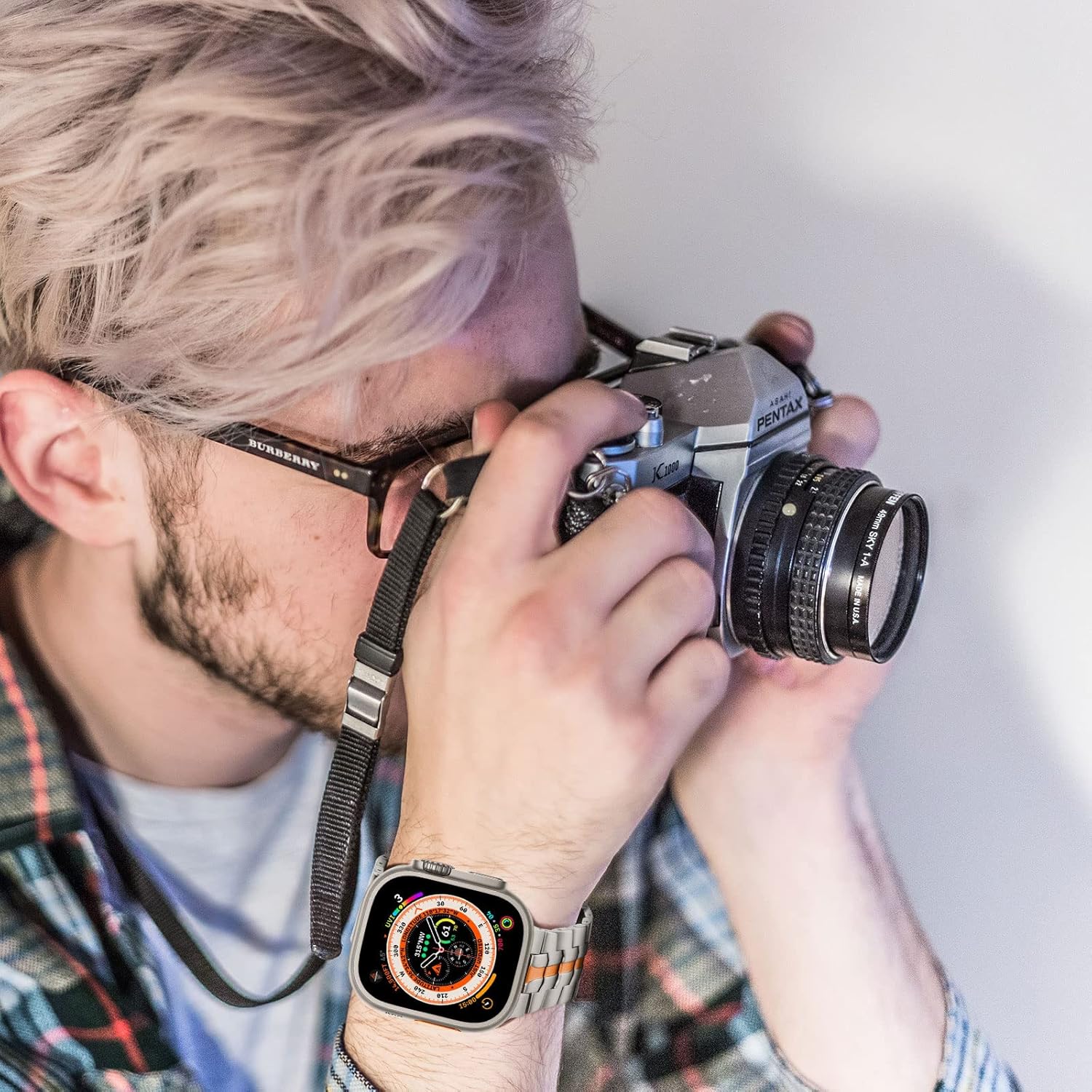 NewWays Stainless Steel Band Compatible with Apple Watch Band