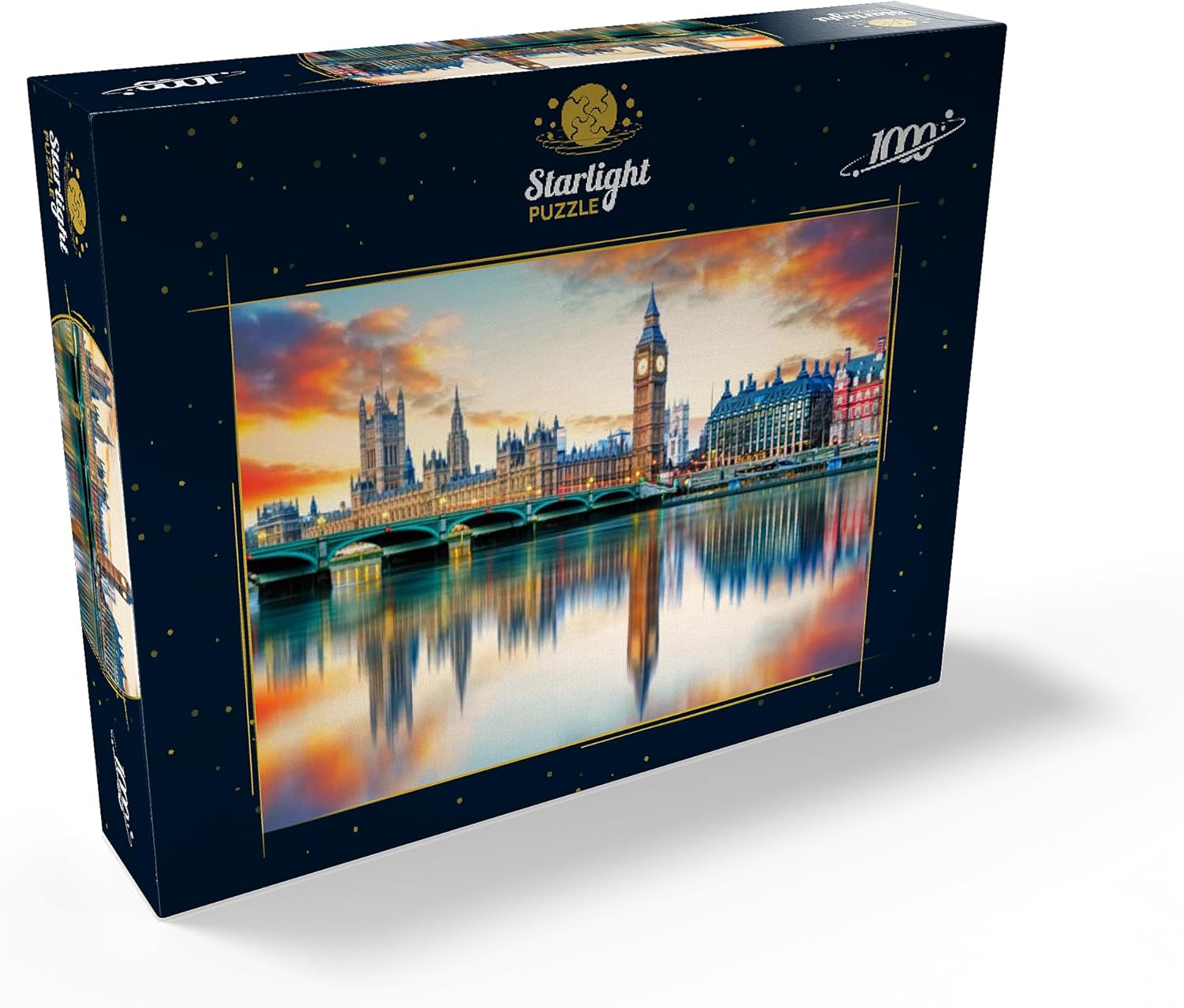 Big Ben and Houses of Parliament London England – Rompecabezas prémium de 1000 piezas para adultos