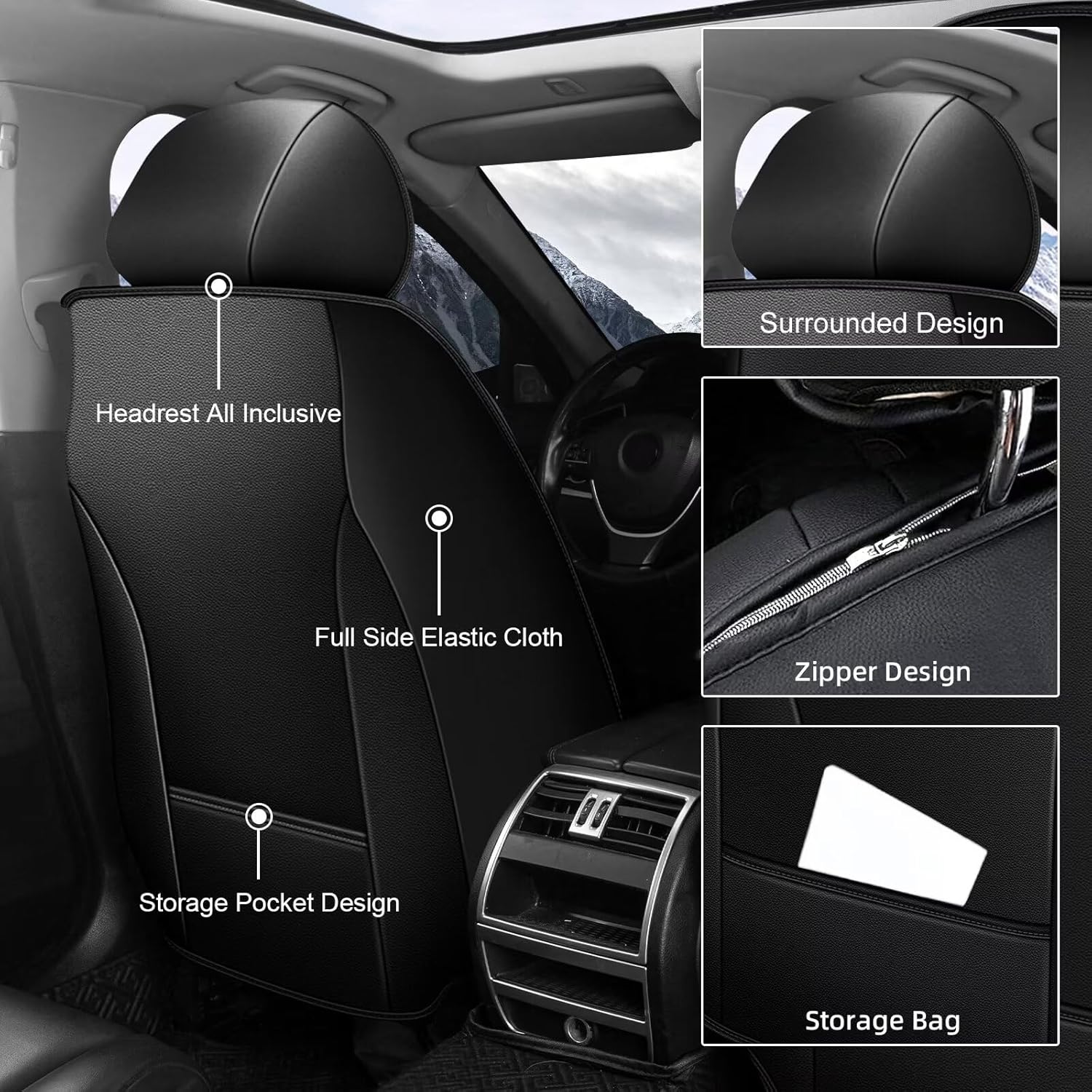 AOMSAZTO Funda de asiento de automóvil personalizada para ChevroletChevy Trailblazer 2021 2022 2023 2024, protector de cojín de asiento de