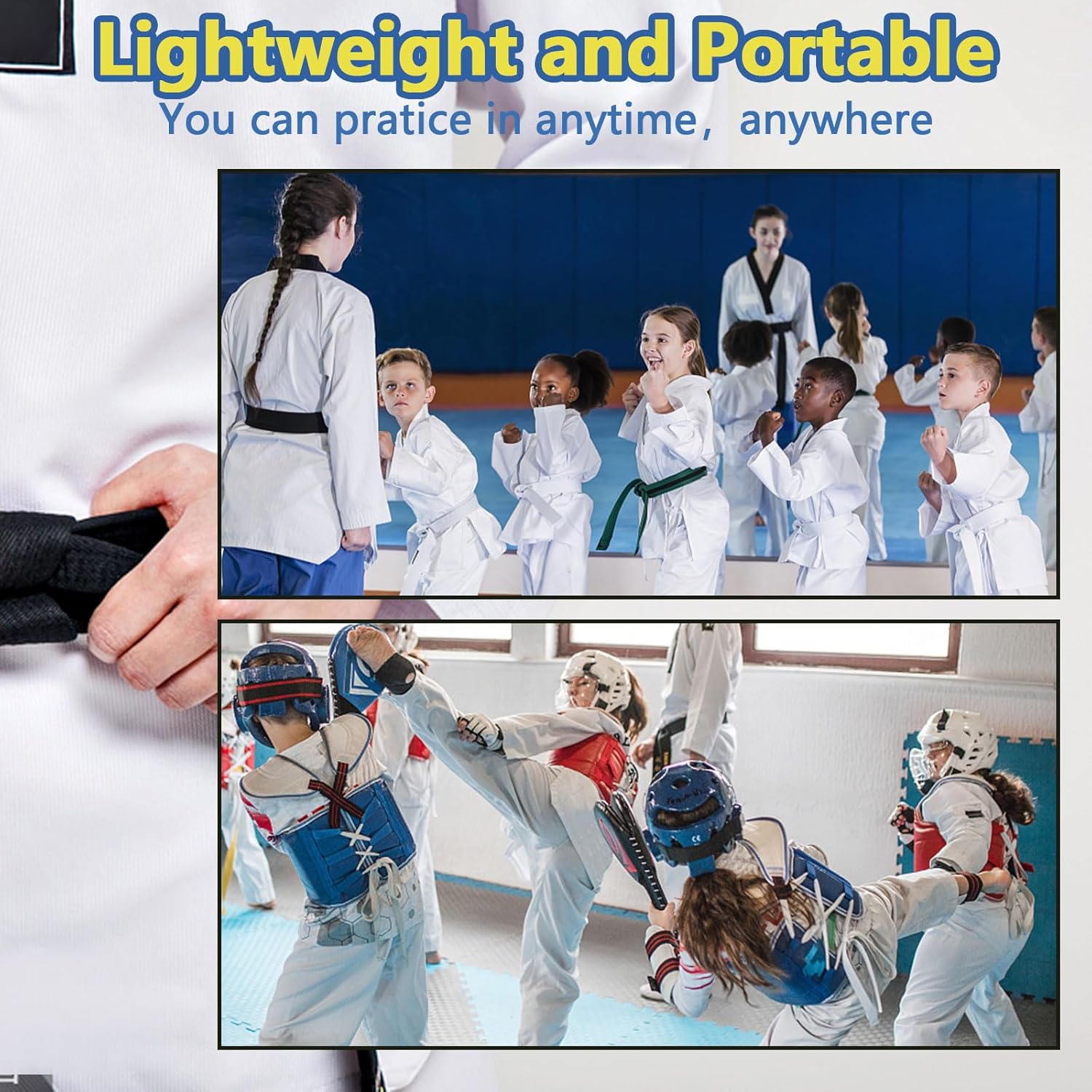 QTLCOHD Paquete de 2 tablas irrompibles para artes marciales de taekwondo karate para niños y adultos, tabla de romper espuma MMA Ninja práctica de