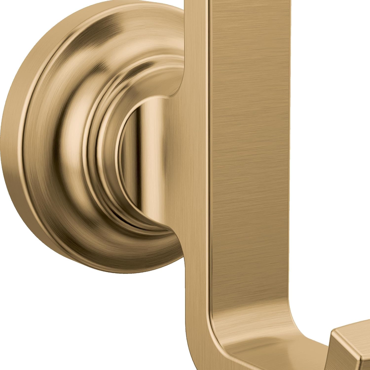 DELTA FAUCET 78935-CZ Tetra – Accesorio de baño con gancho doble para toallas en bronce champán