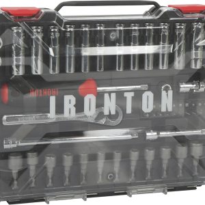 Ironton, Juego de llaves de vaso de 14 pulgadas de 70 piezas MMSAE, estándar de medición (SAE)métrica, Piezas (cantidad) 70, Juego de llaves de vaso Ironton, Juego de llaves de vaso de 14 pulgadas de 70 piezas MMSAE, estándar de medición (SAE)métrica, Piezas (cantidad) 70, Juego de llaves de vaso