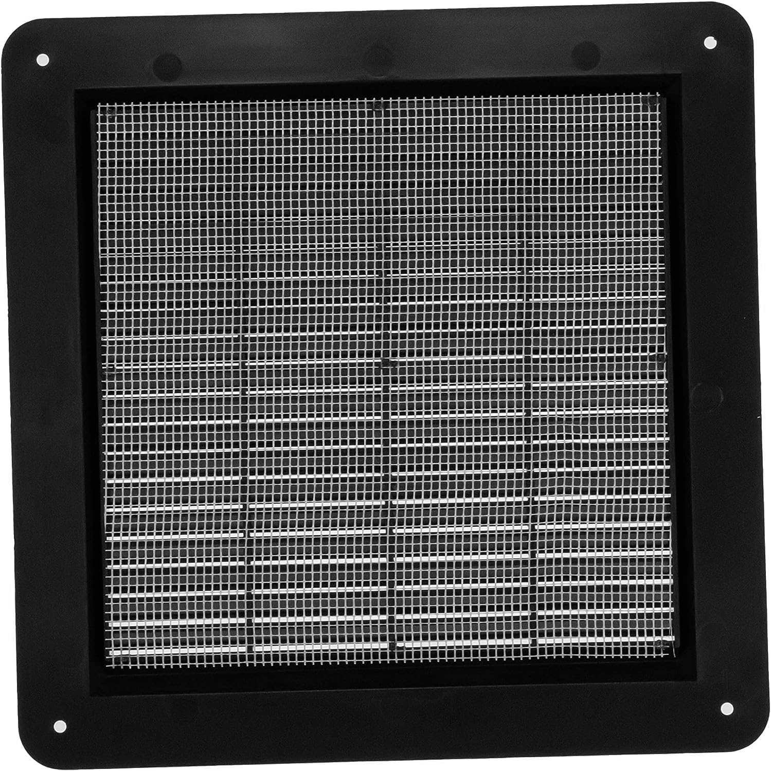Vent Systems 10 x 10 pulgadas – Cubierta de ventilación de aire – Negro – Rejilla de ventilación de aire – Cubierta de parrilla – Pantalla de