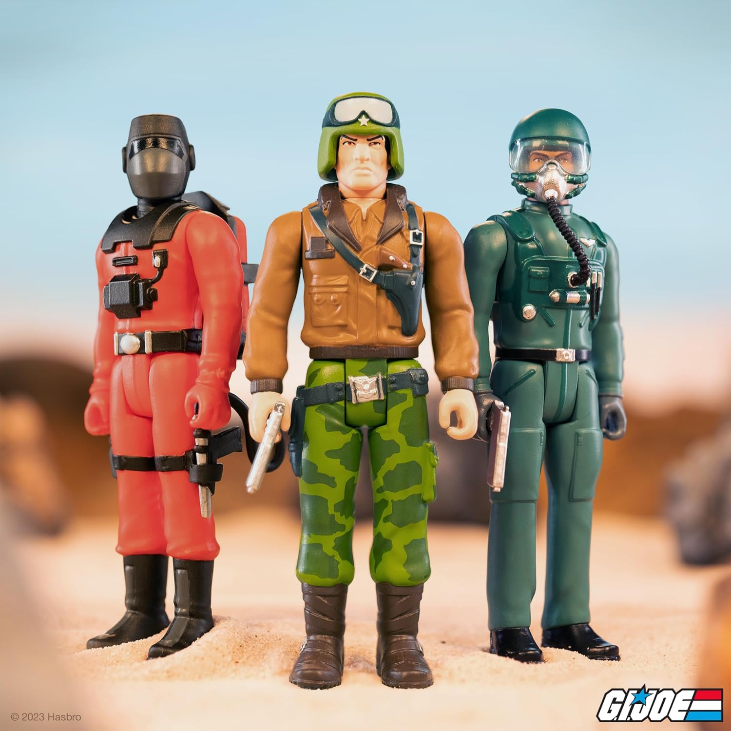 Super7 G.I. Joe Barbecue – Figura de acción G.I. Joe de 3.75 pulgadas con accesorio, coleccionables clásicos de dibujos animados y juguetes retro