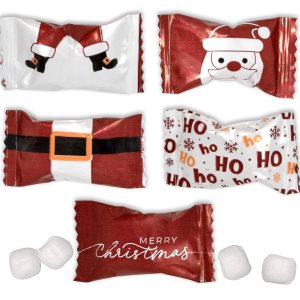 Gift Boutique Bolsas de dulces de menta y mantequilla de Navidad, 100 unidades envueltas individualmente, bolsas de 13 onzas, golosinas de dulces, Gift Boutique Bolsas de dulces de menta y mantequilla de Navidad, 100 unidades envueltas individualmente, bolsas de 13 onzas, golosinas de dulces,
