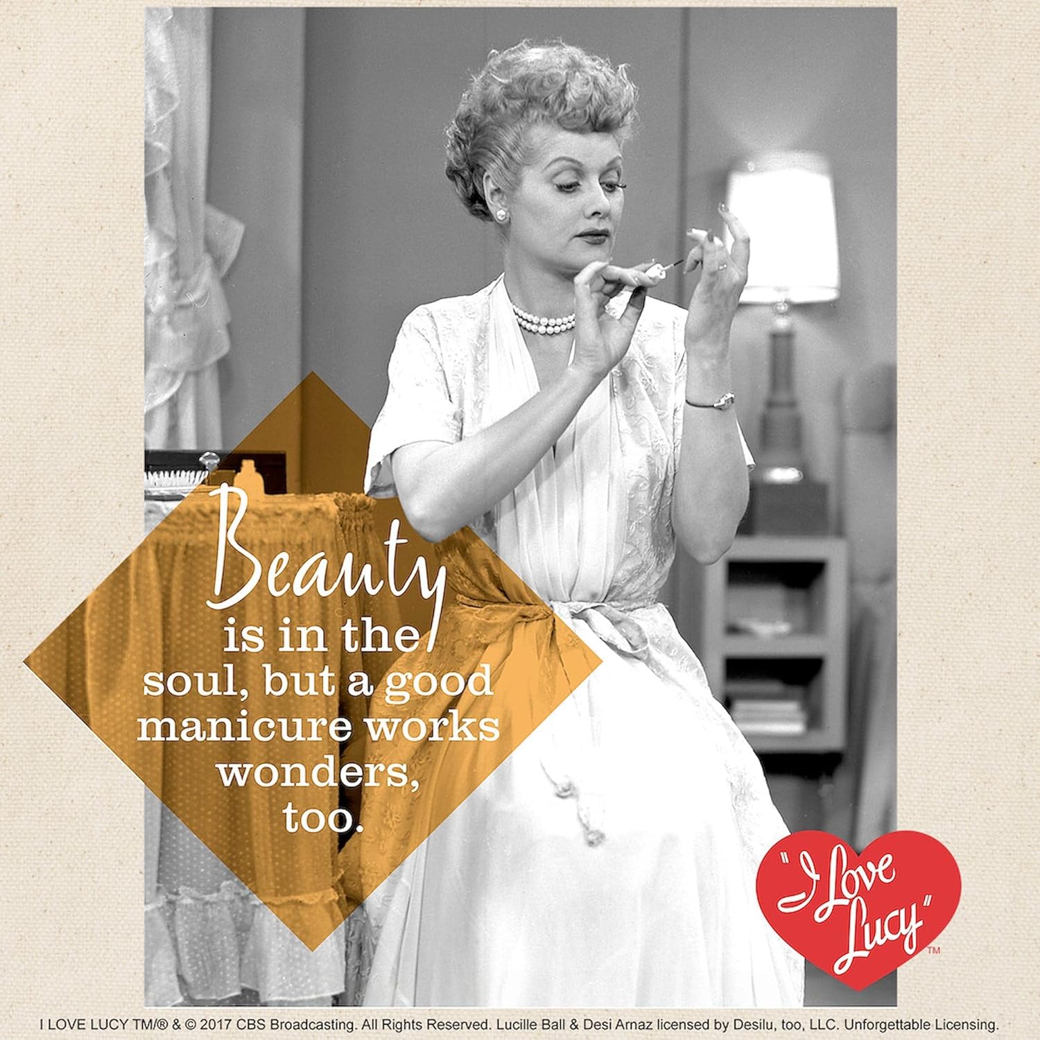 CafePress I Love Lucy #Nofilter Tote Bag Natural Canvas Tote Bag, Cloth Shopping Bag