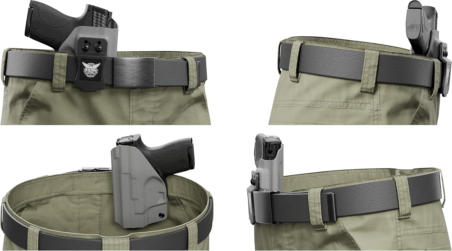 We The People Holsters – Gris – Mano derecha – Funda IWB compatible con Sig Sauer P365 XL con Streamlight TLR-6 LightLáser RDS