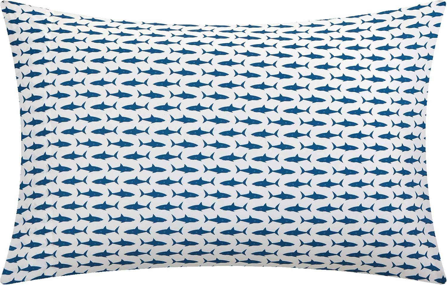Idea Nuova Sea Shark – Cama en una bolsa, individual, multicolor azul