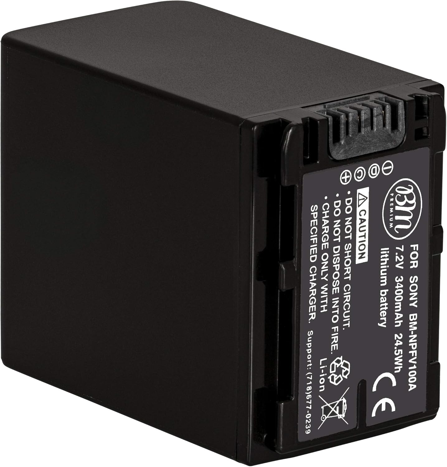 BM Premium NP-FV100A – Batería de alta capacidad para Sony FDR-AX30 FDR-AX33 FDR-AX53 FDR-AX700 FDR-AX100 FDR-AX35 HXR-MC50 HXR-MC88 HX-RNX80