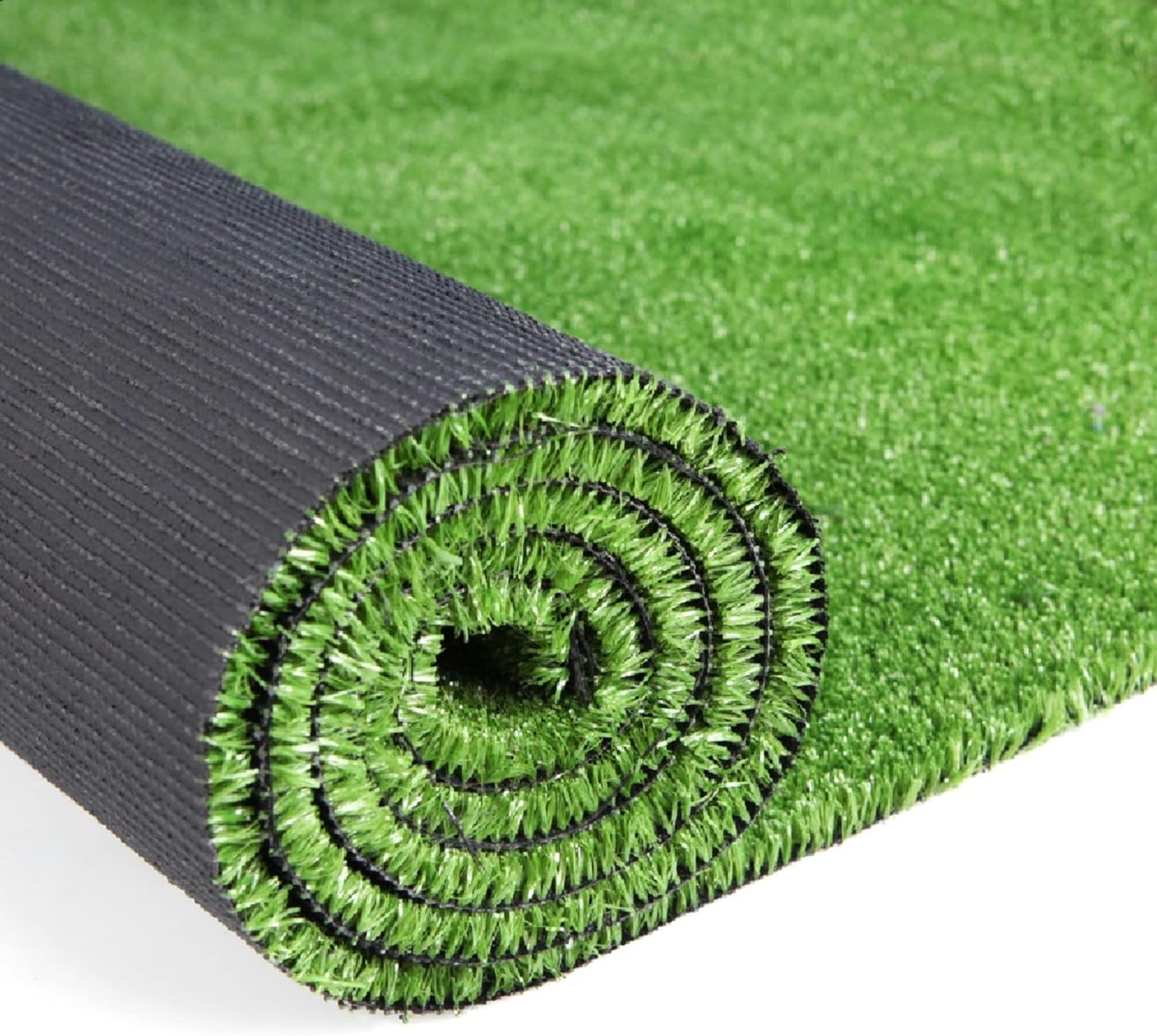 Alfombra de césped artificial, 4 x 9 pies (36 pies ) para interior y exterior, alfombra de césped falso para decoración de balcón, patio trasero,