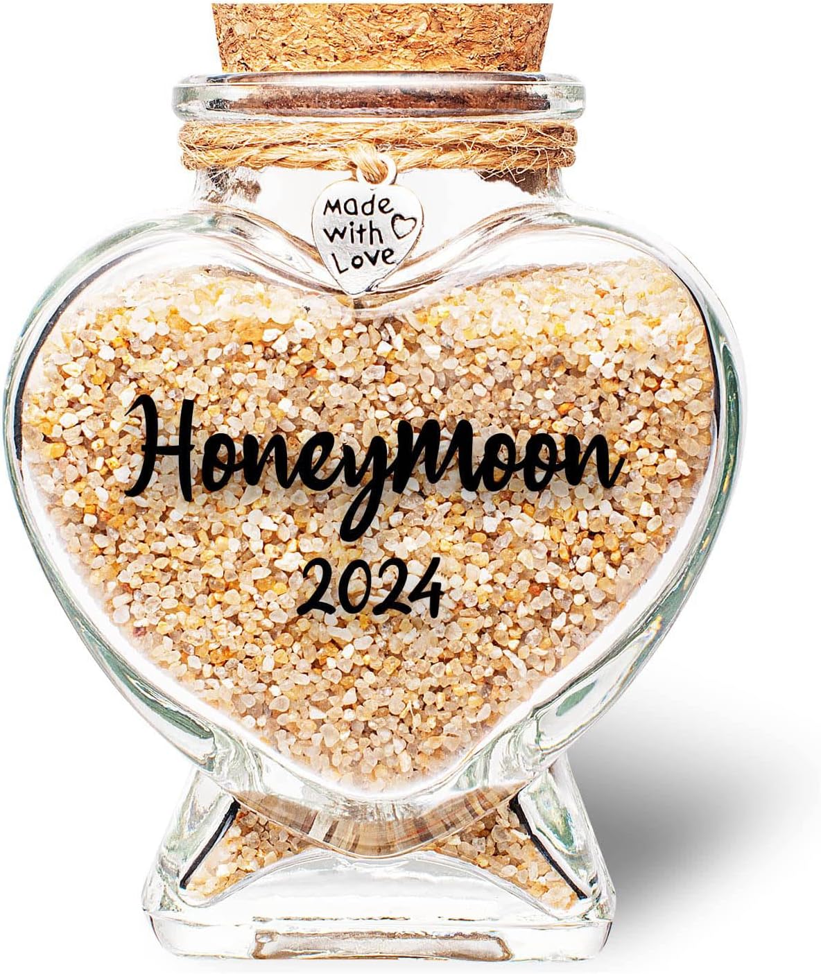 Tarro de recuerdo de arena de luna de miel 2023, regalo de despedida de soltera, regalo de boda, regalo de compromiso, regalo de luna de miel,