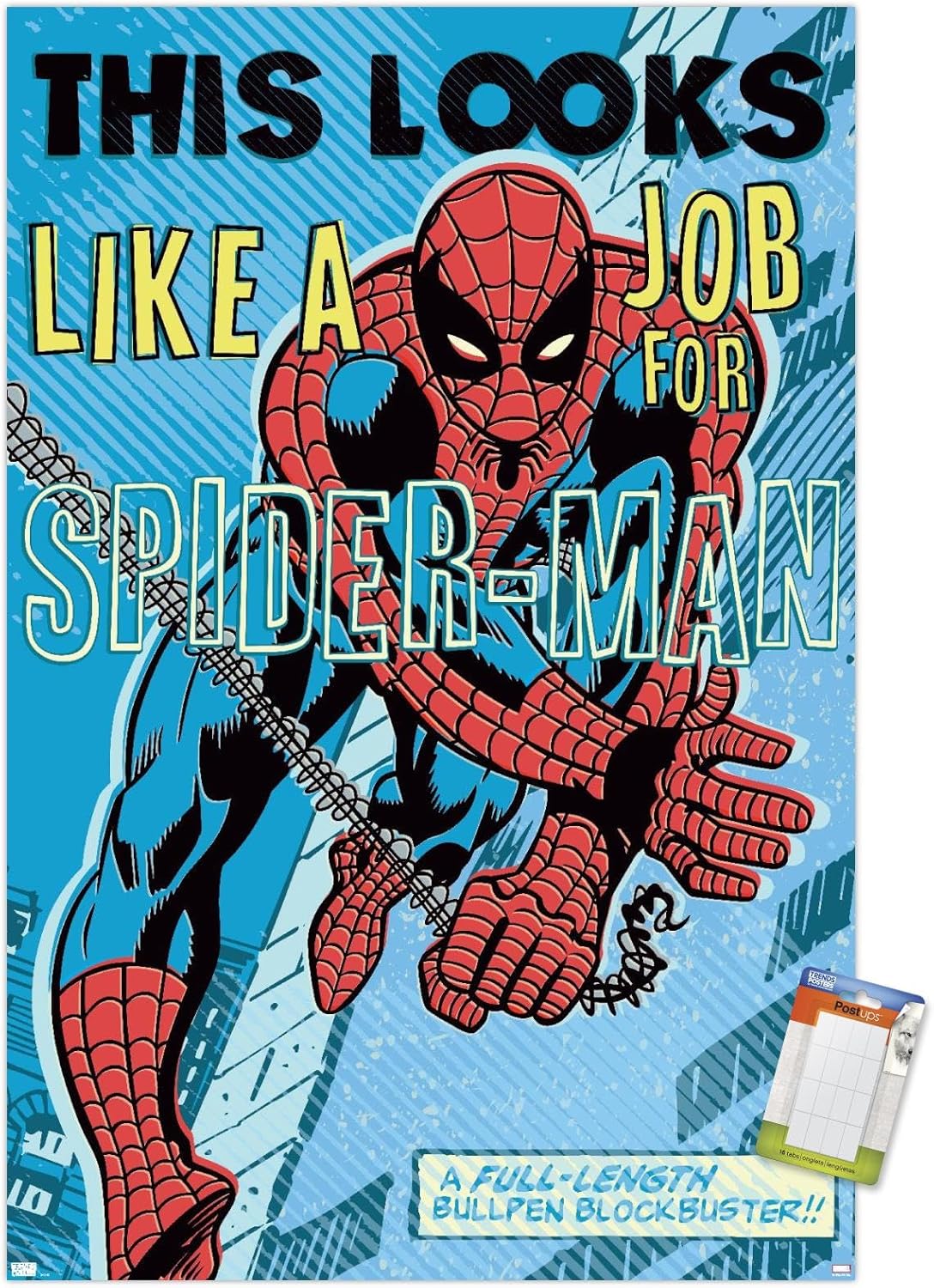 Trends International Marvel Comics Spider-Man – Parece un póster de pared de trabajo