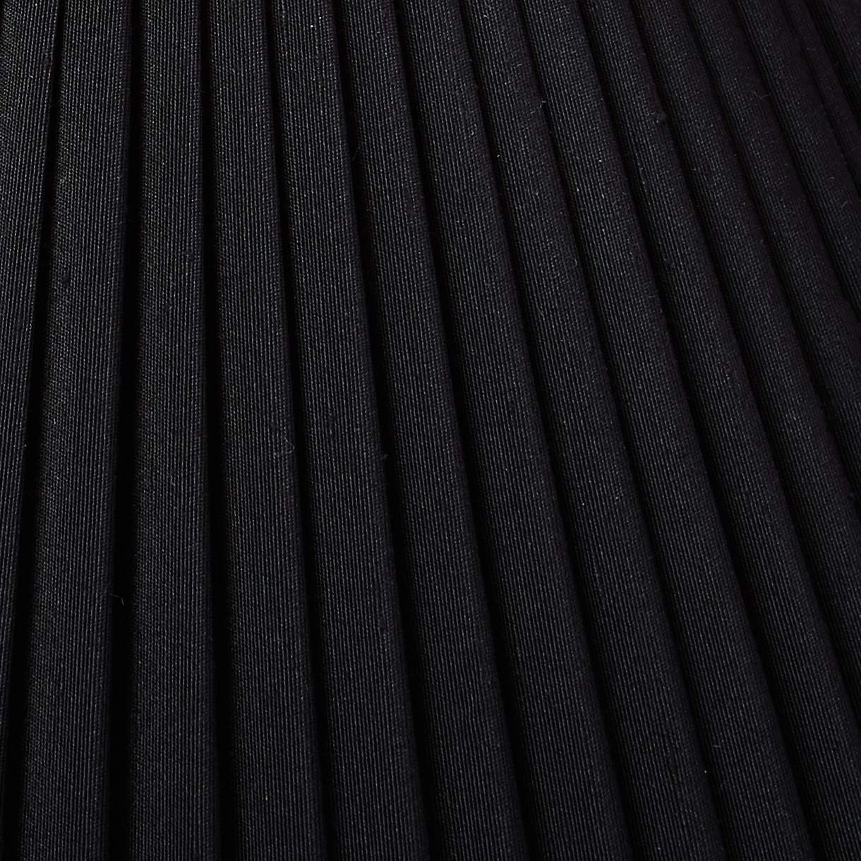 Royal Designs Coolie Empire – Persiana básica plisada lateral, color negro con dorado, 5 x 14 x 9.5 pulgadas (BS-727-14BLKGL)
