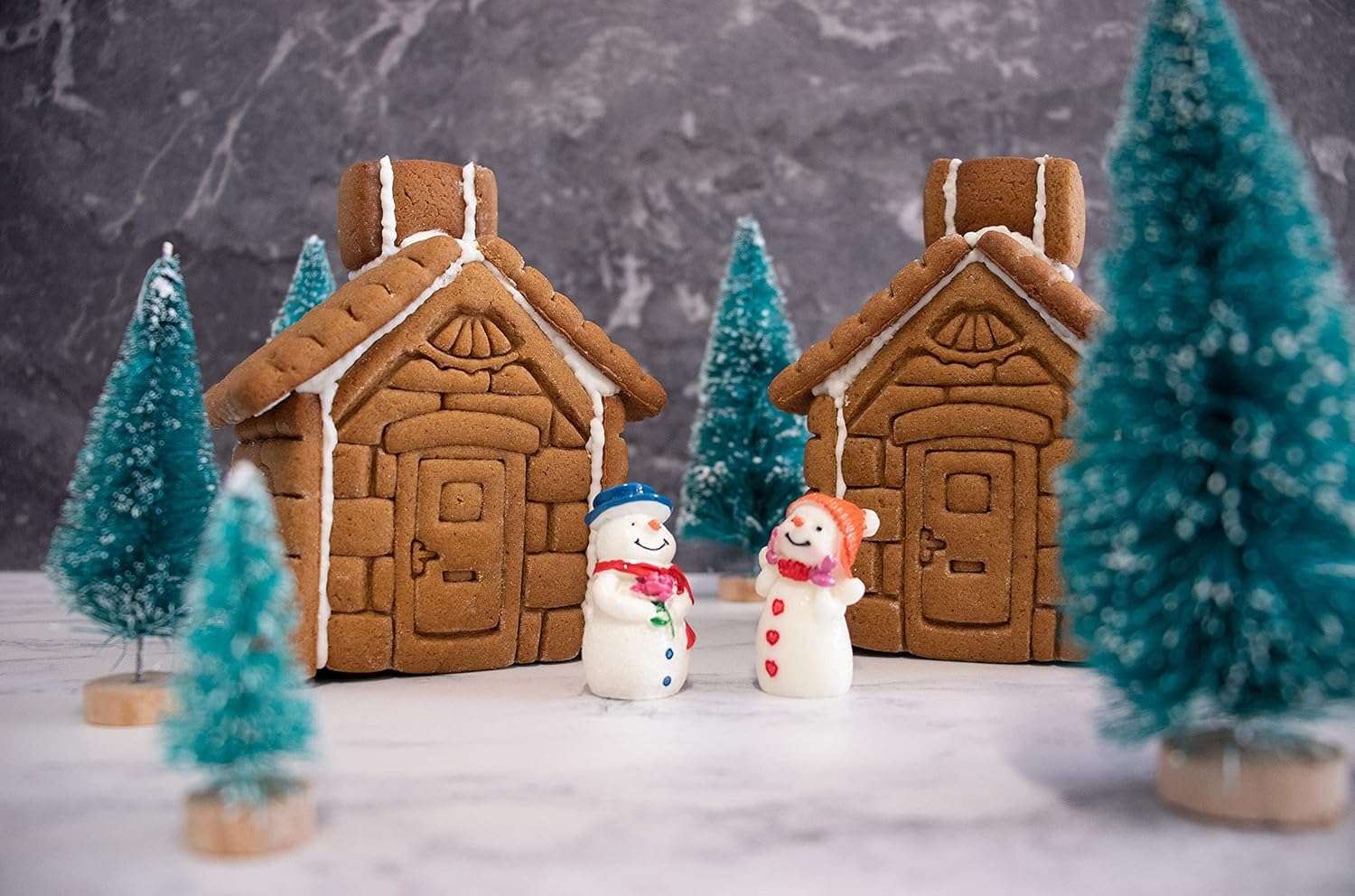 Cortador de galletas de jengibre para casa de Navidad, 1 juego – Bakerlogy