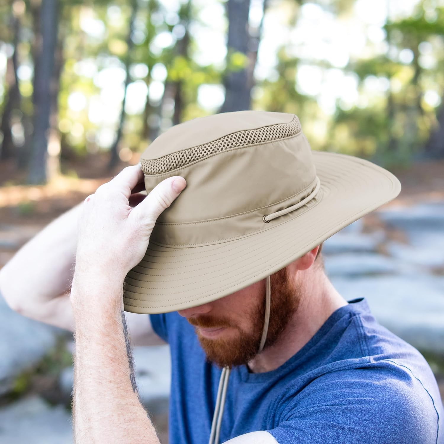 KANUT SPORTS Cimarron Safari Sun Hat con ala ancha protección solar sombrero de verano para mujeres y hombres