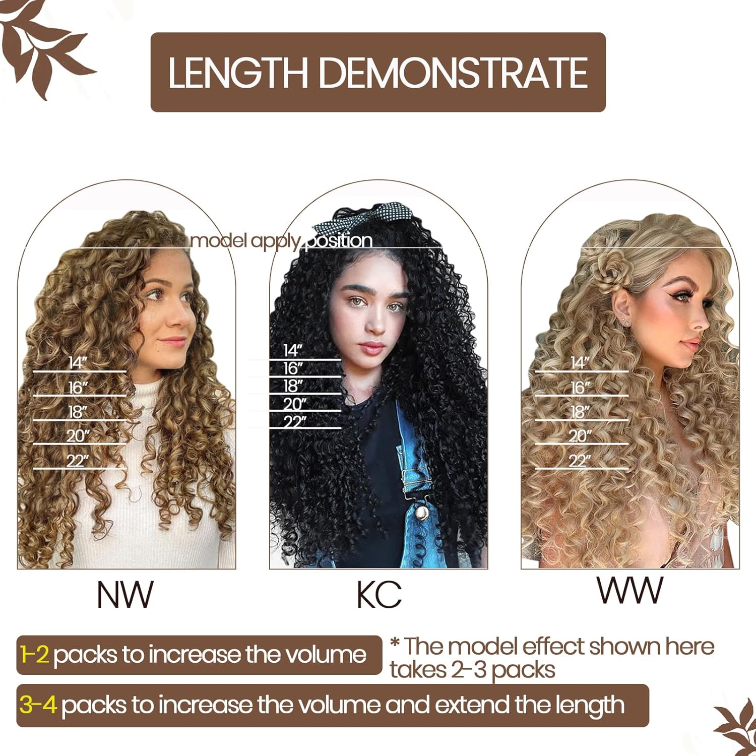 Hetto Extensiones de cabello humano rizado con clip, color negro azabache #1, extensiones de cabello humano ondulado natural con clip, extensiones