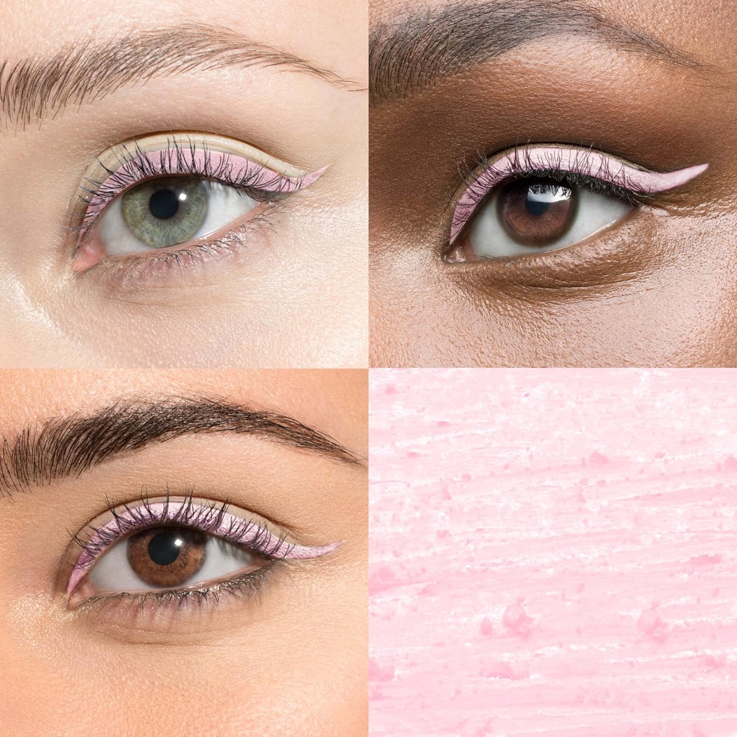 Julep When Pencil Met – Lápiz delineador de ojos de gel afilable multiusos de larga duración, tutú rosa mate, a prueba de transferencia, forro de
