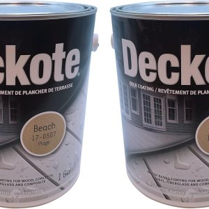 Revestimiento de cubierta de playa de 1 galón Protección UV y pintura de cubierta resistente al agua, pintura acrílica de alto rendimiento Ideal Revestimiento de cubierta de playa de 1 galón Protección UV y pintura de cubierta resistente al agua, pintura acrílica de alto rendimiento Ideal