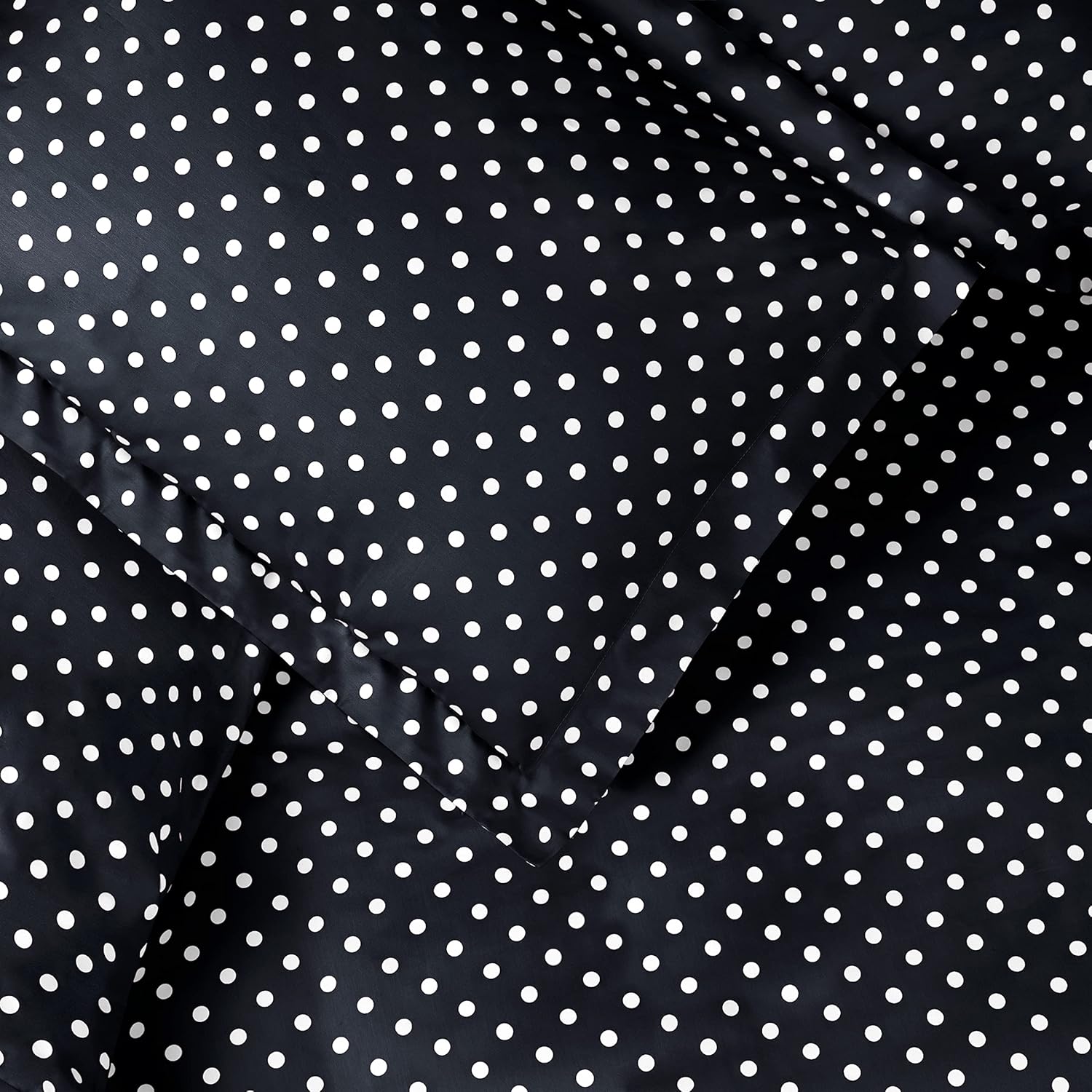 Impresiones 600 hilos, algodón Rich Juego de funda nórdica, Tejido mixto de algodón, Negro, gemelo