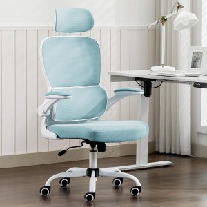 Silla de oficina, silla de oficina ergonómica con reposacabezas, sillas de computadora de malla de respaldo alto para oficina en casa con soporte de Silla de oficina, silla de oficina ergonómica con reposacabezas, sillas de computadora de malla de respaldo alto para oficina en casa con soporte de