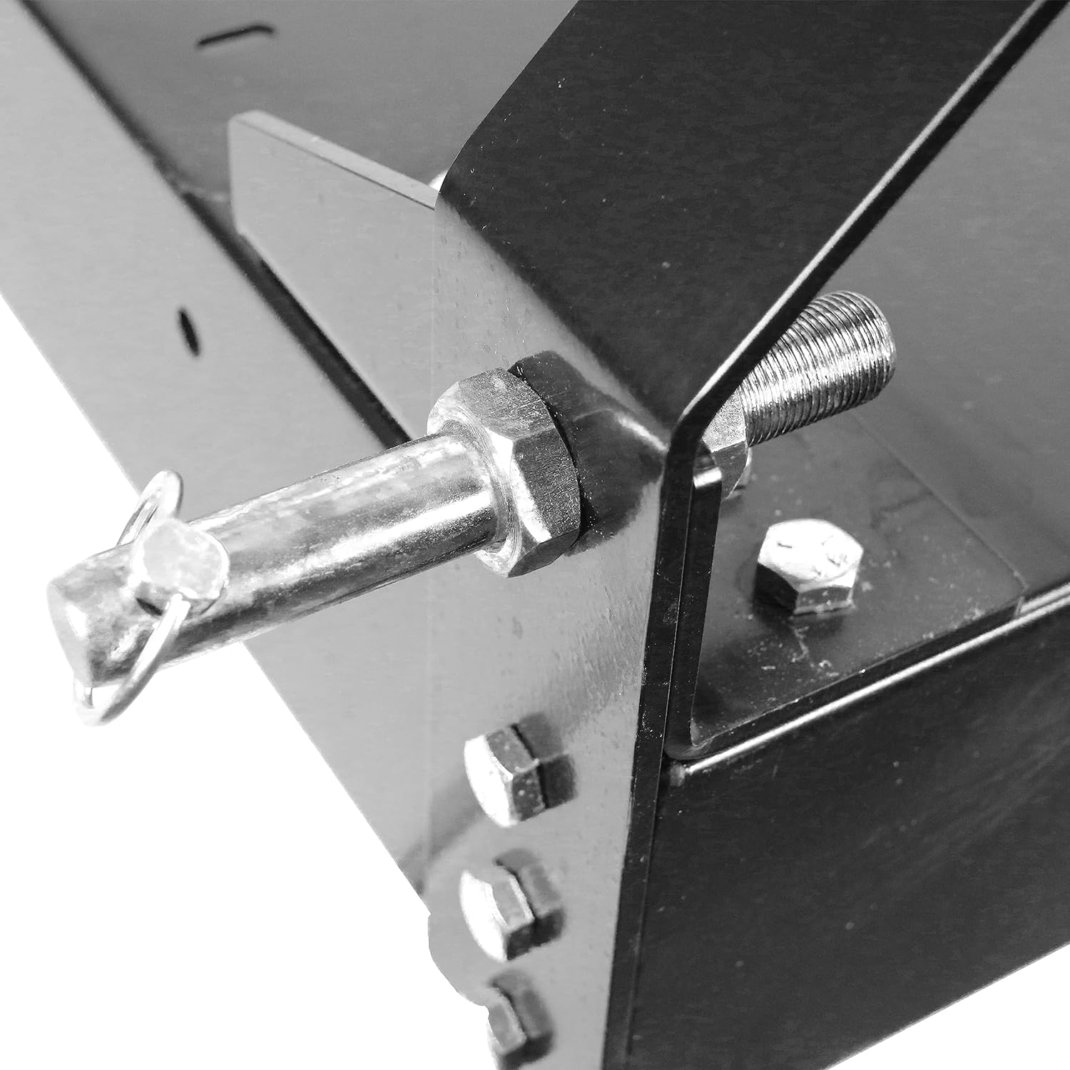 Chapin International 6400 Enganche de 3 puntos con plataforma de acero para tractores, ATV y UTV, negro
