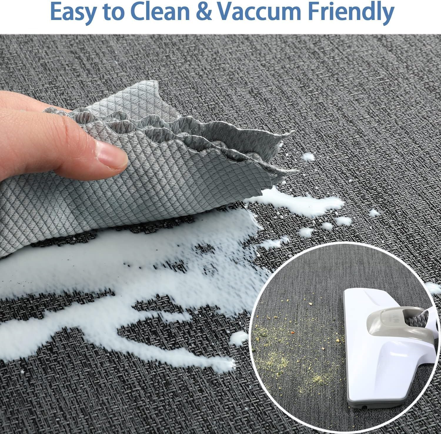RccugmatS Tapete para silla para suelo de madera dura y azulejos, 36 x 48 pulgadas, tapete resistente para silla de oficina para sillas rodantes,
