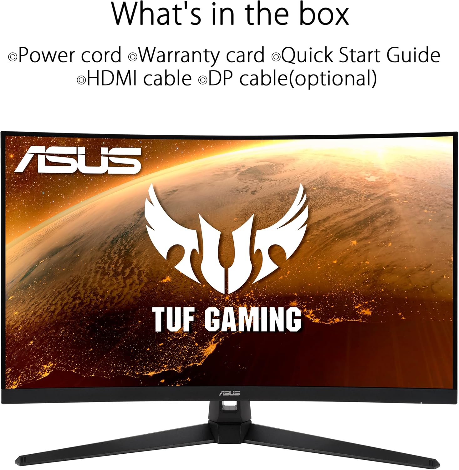 Asus TUF Gaming VG32VQ1BR 80 cm (31.5″) 2560 x 1440 Pixeles, W126185892 ((31.5) 2560 x 1440 Pixeles Quad HD LED Negro TUF Gaming VG32VQ1BR, 31.5 in