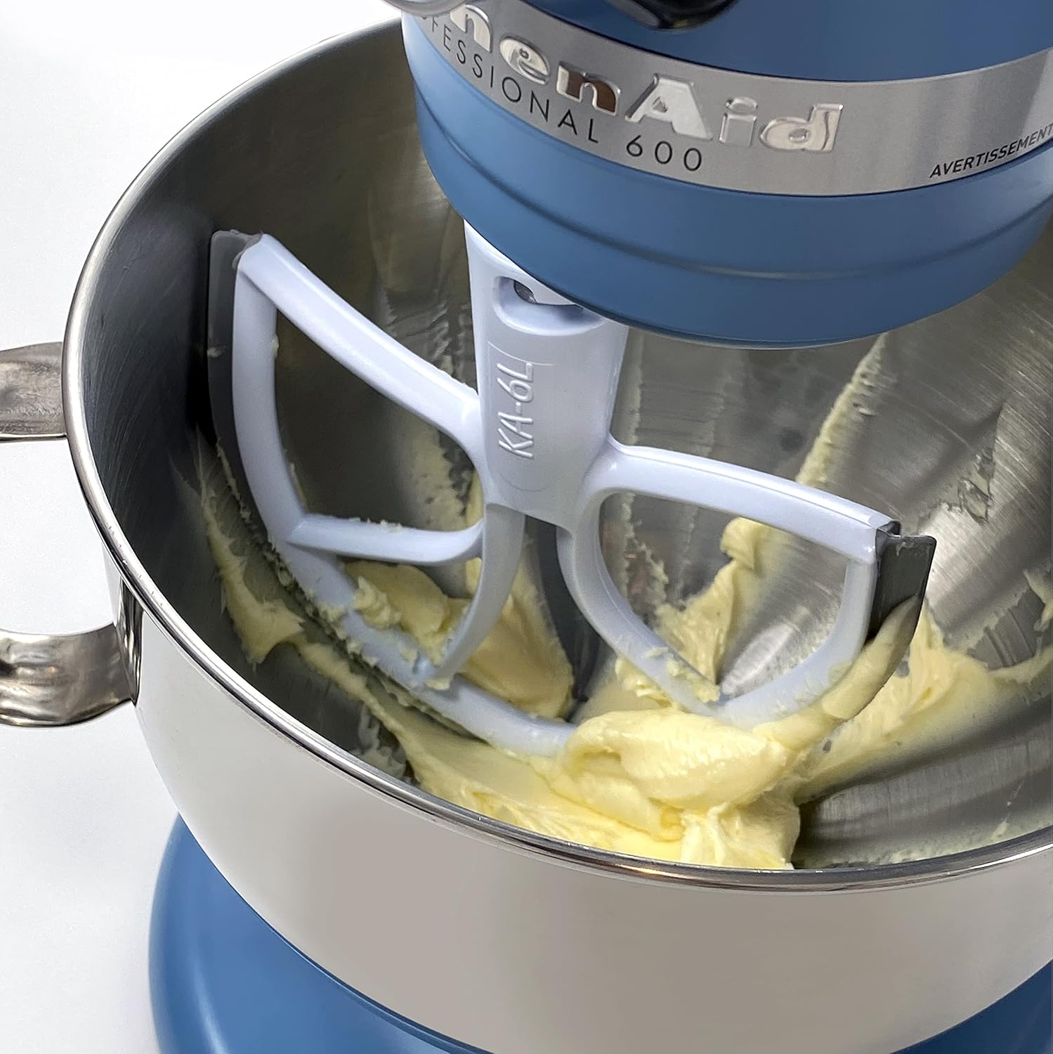 New Metro Design KA-6LY – Cuchilla batidora de plástico, compatible con batidoras KitchenAid de 6 y 7 cuartos de galón, color amarillo